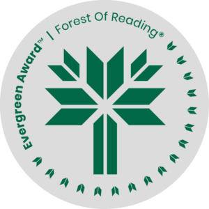 An abstract tree logo 
Evergreen Award from the Forest of Reading