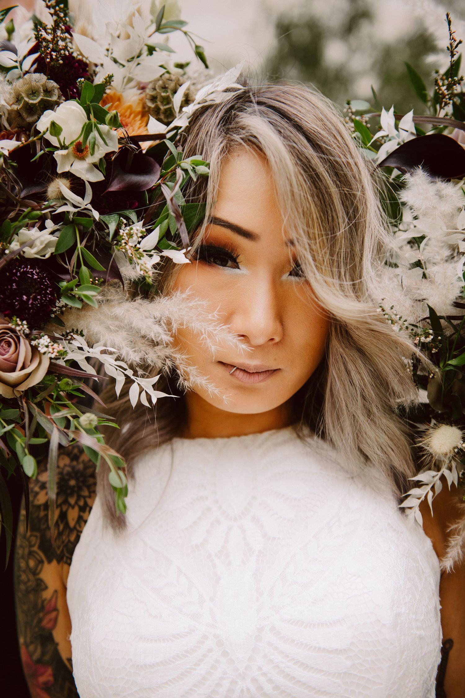 bridal portrait minnesota wedding