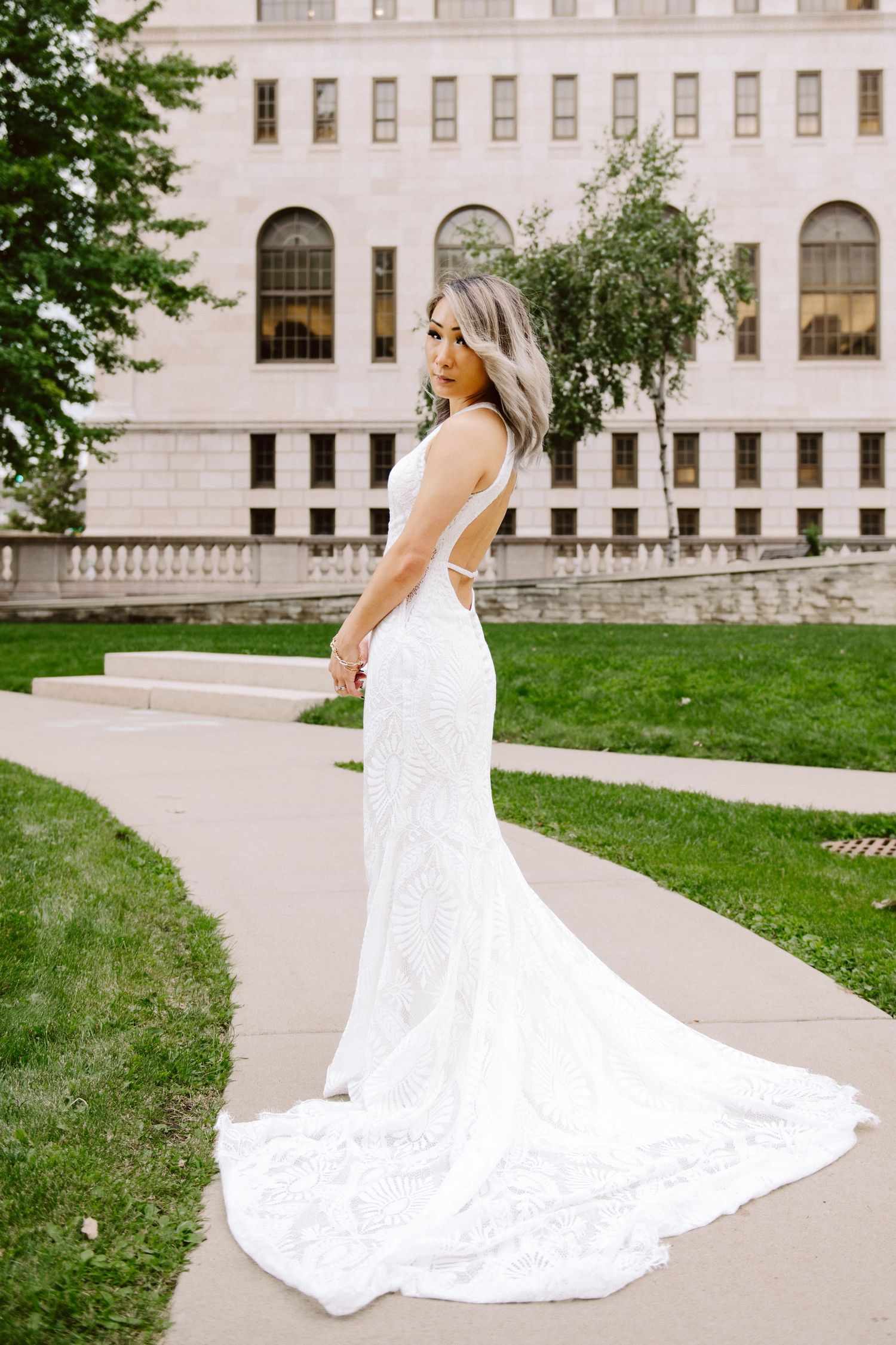 bridal portrait minnesota wedding