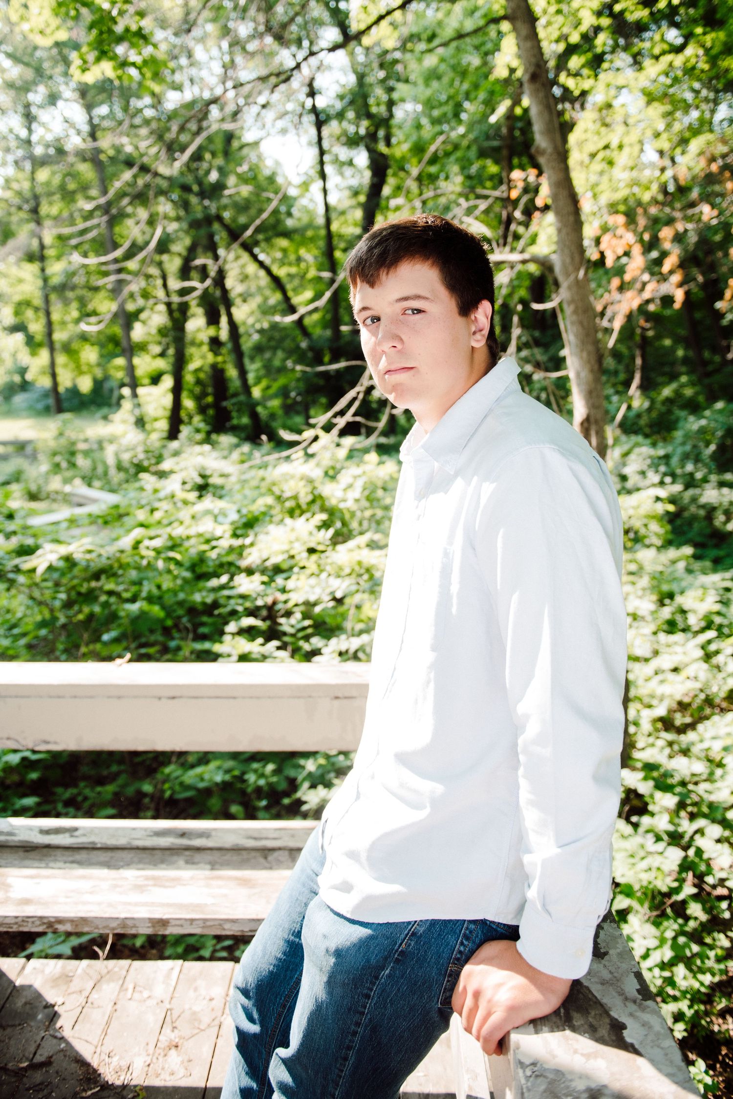 minnesota woods senior photos