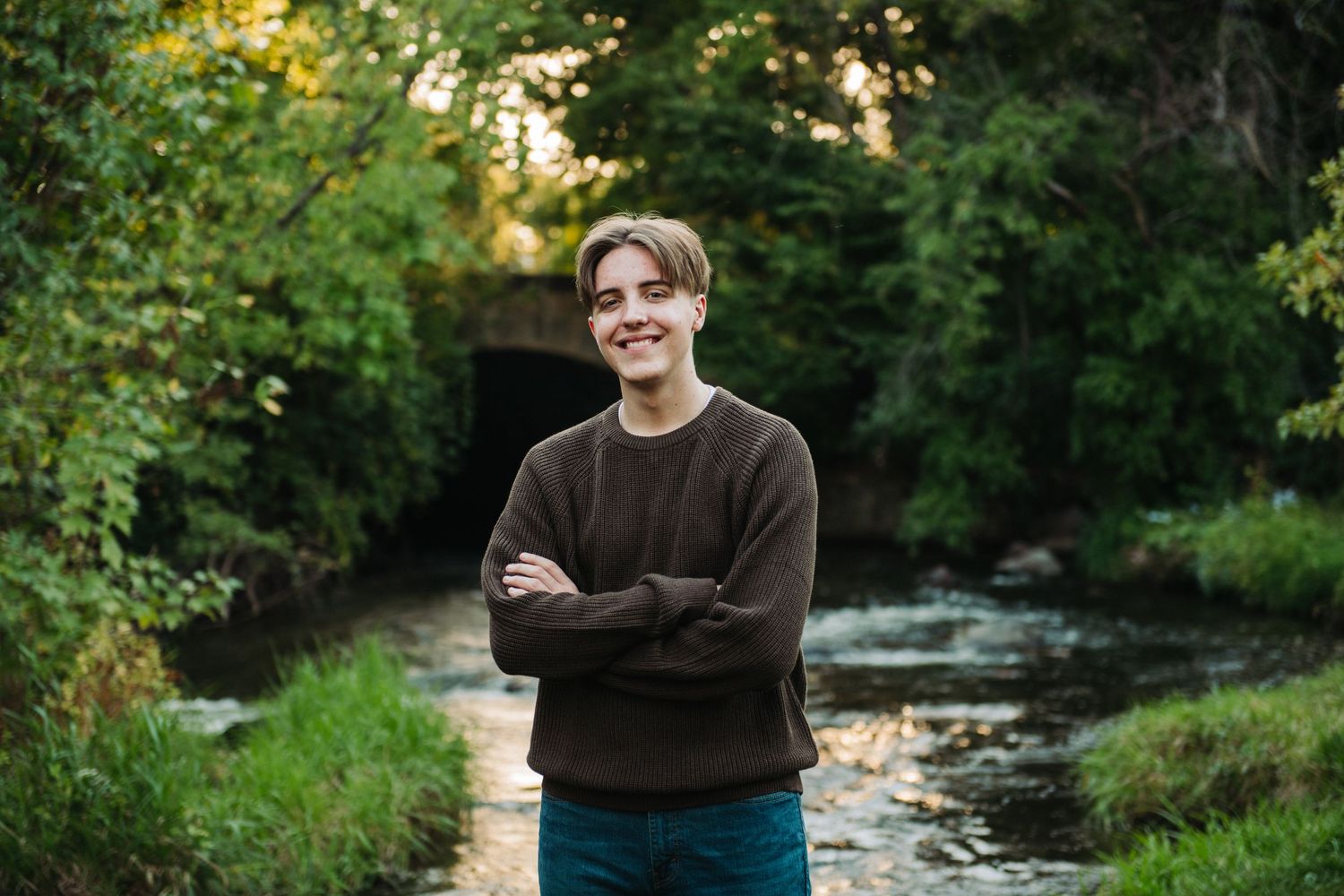 minnehaha falls minnesota senior photos