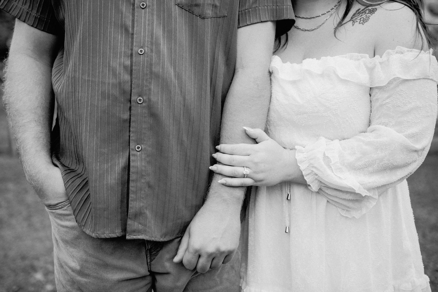 couple holding hands