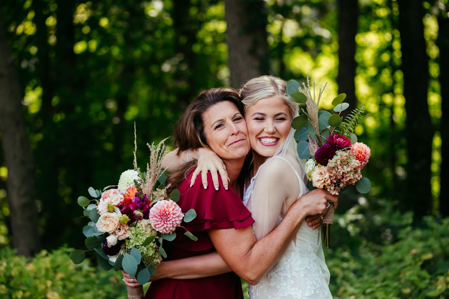 bride with bridesmaid