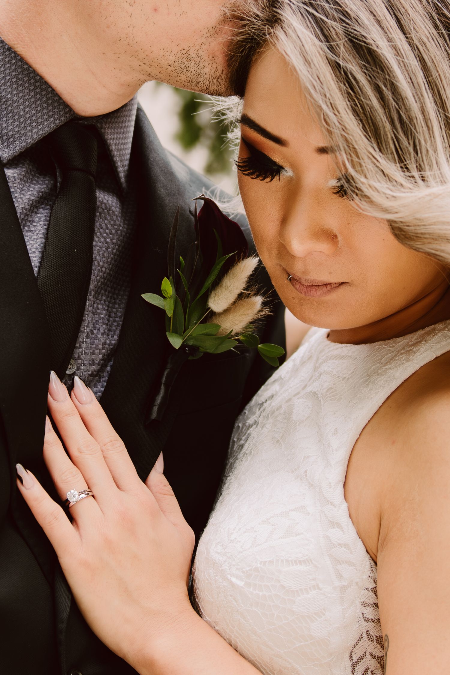 bride and groom portraits in st. paul
