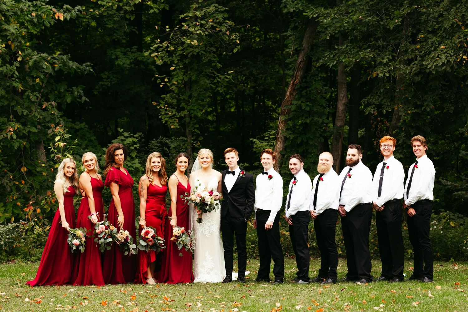 wedding party minnesota photos