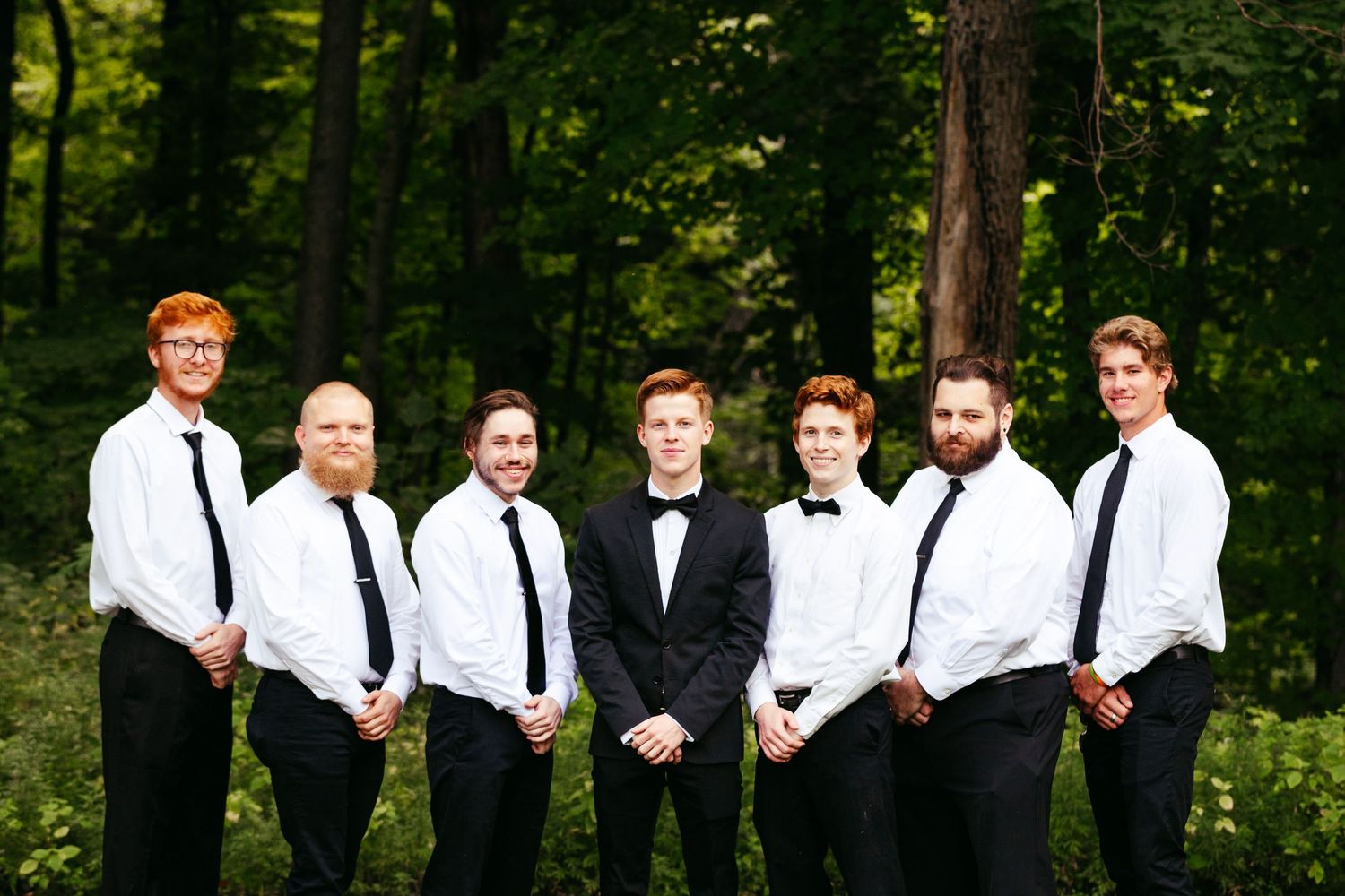 groomsmen portraits