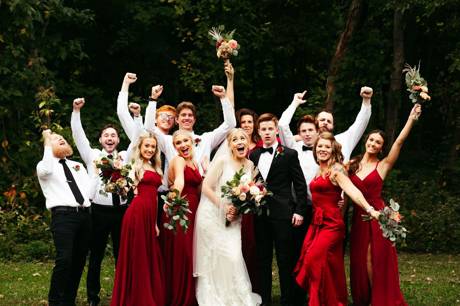 wedding party minnesota photos