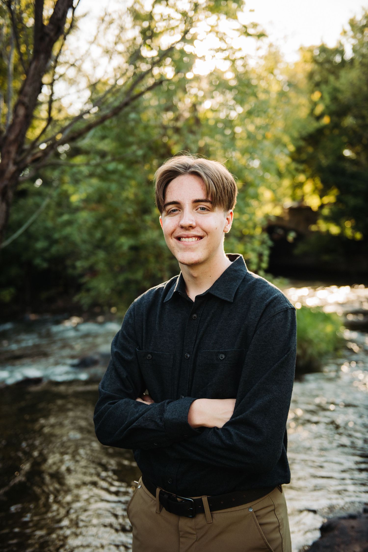 minnehaha falls minnesota senior photos