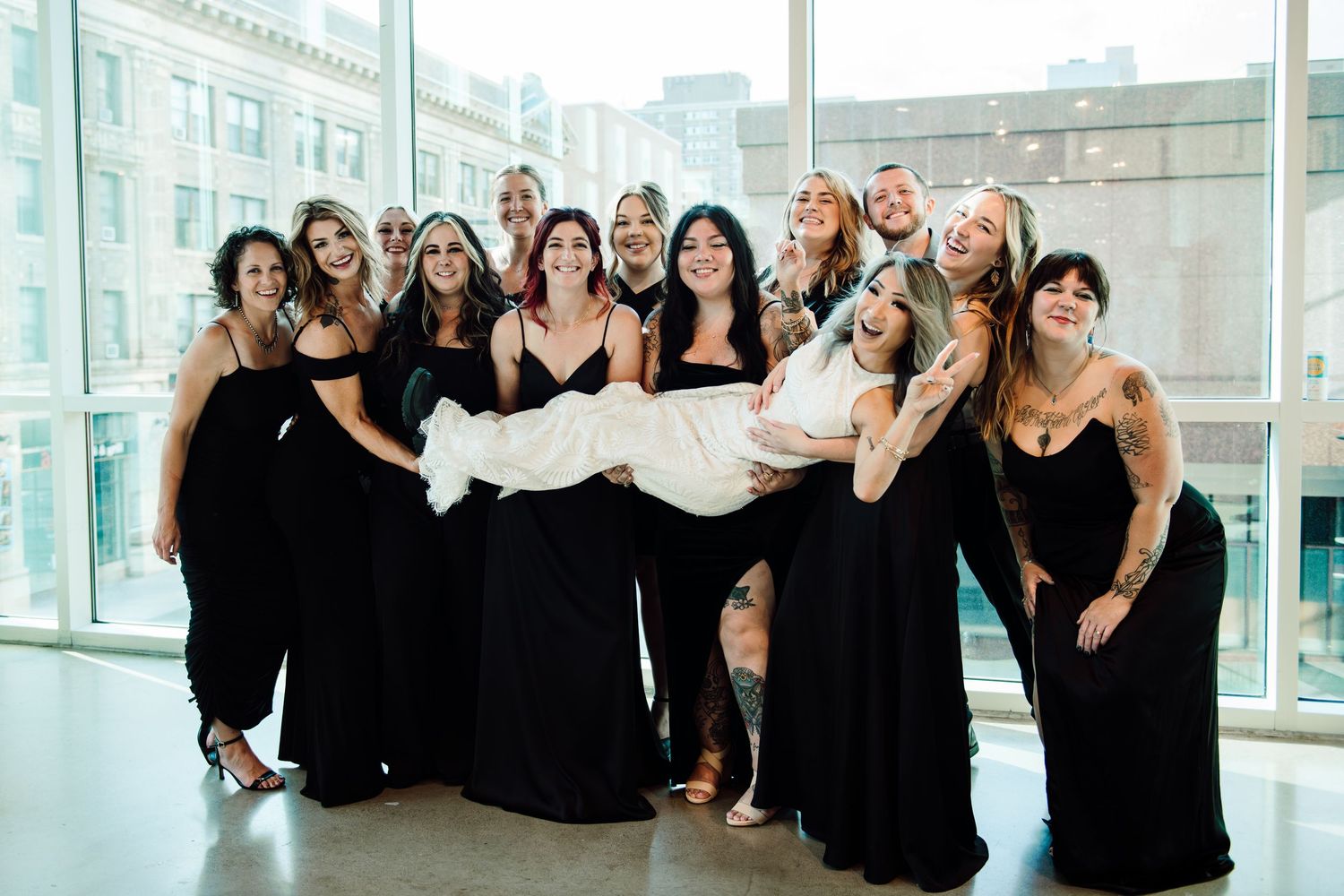wedding party photos minnesota