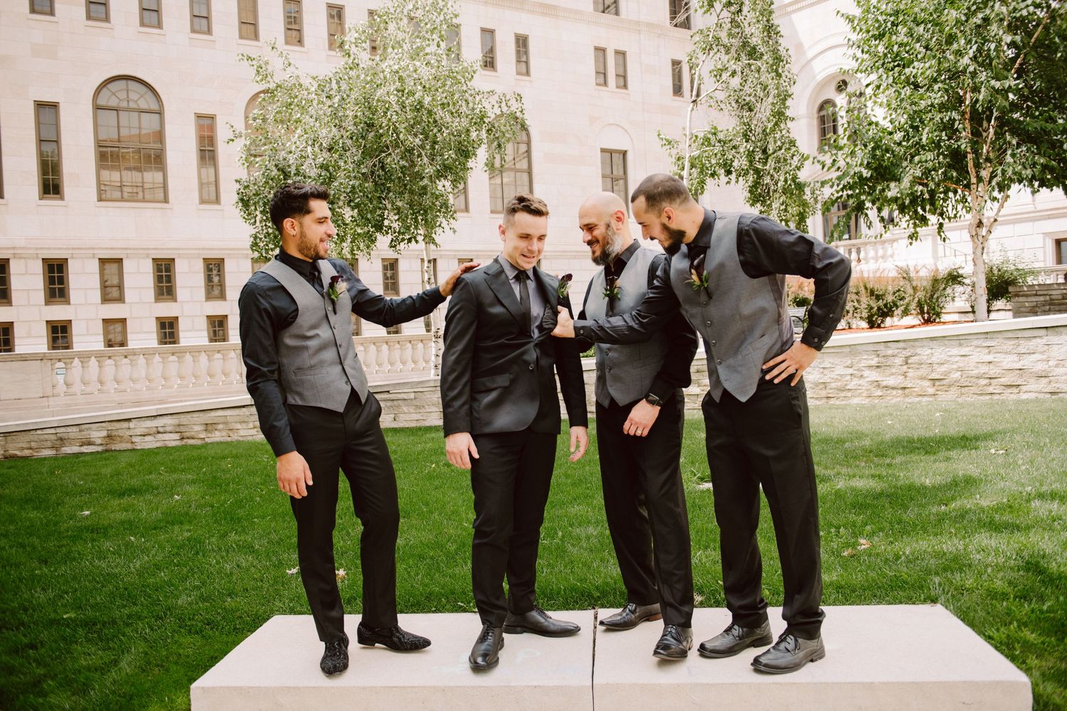 wedding party photos