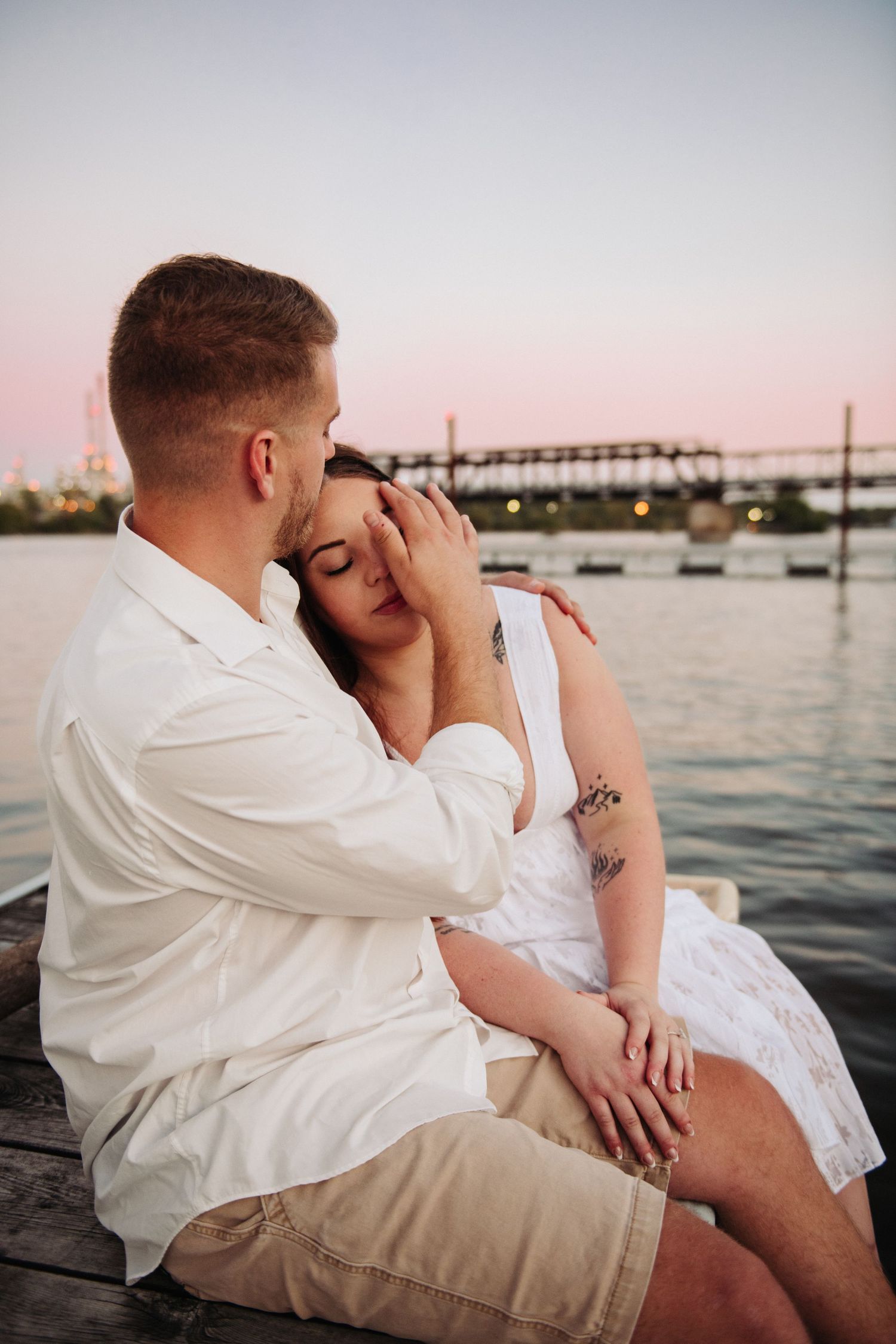 minnesota engagement pictures on lake