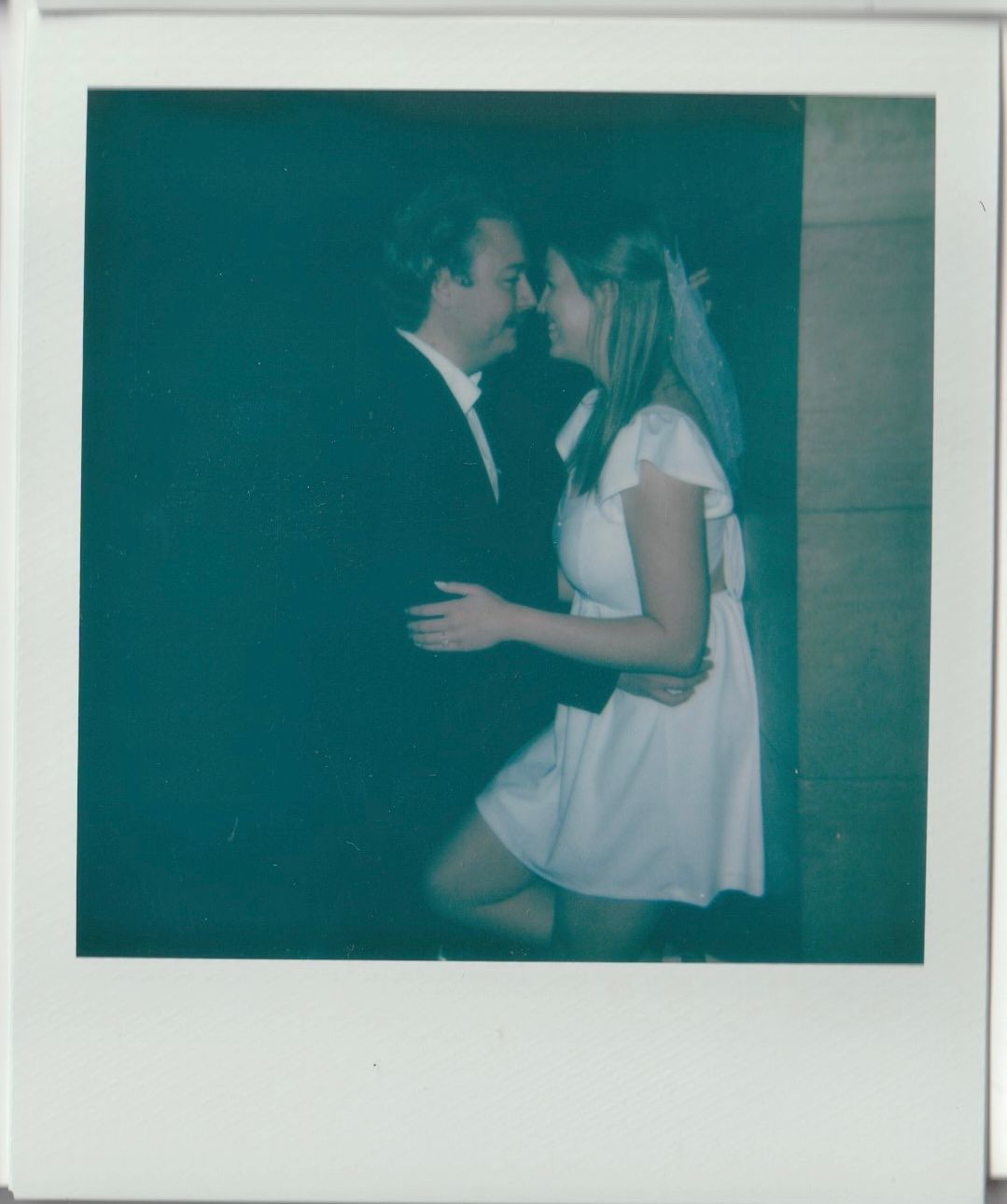 polaroid engagement photos inside minnesota state capitol