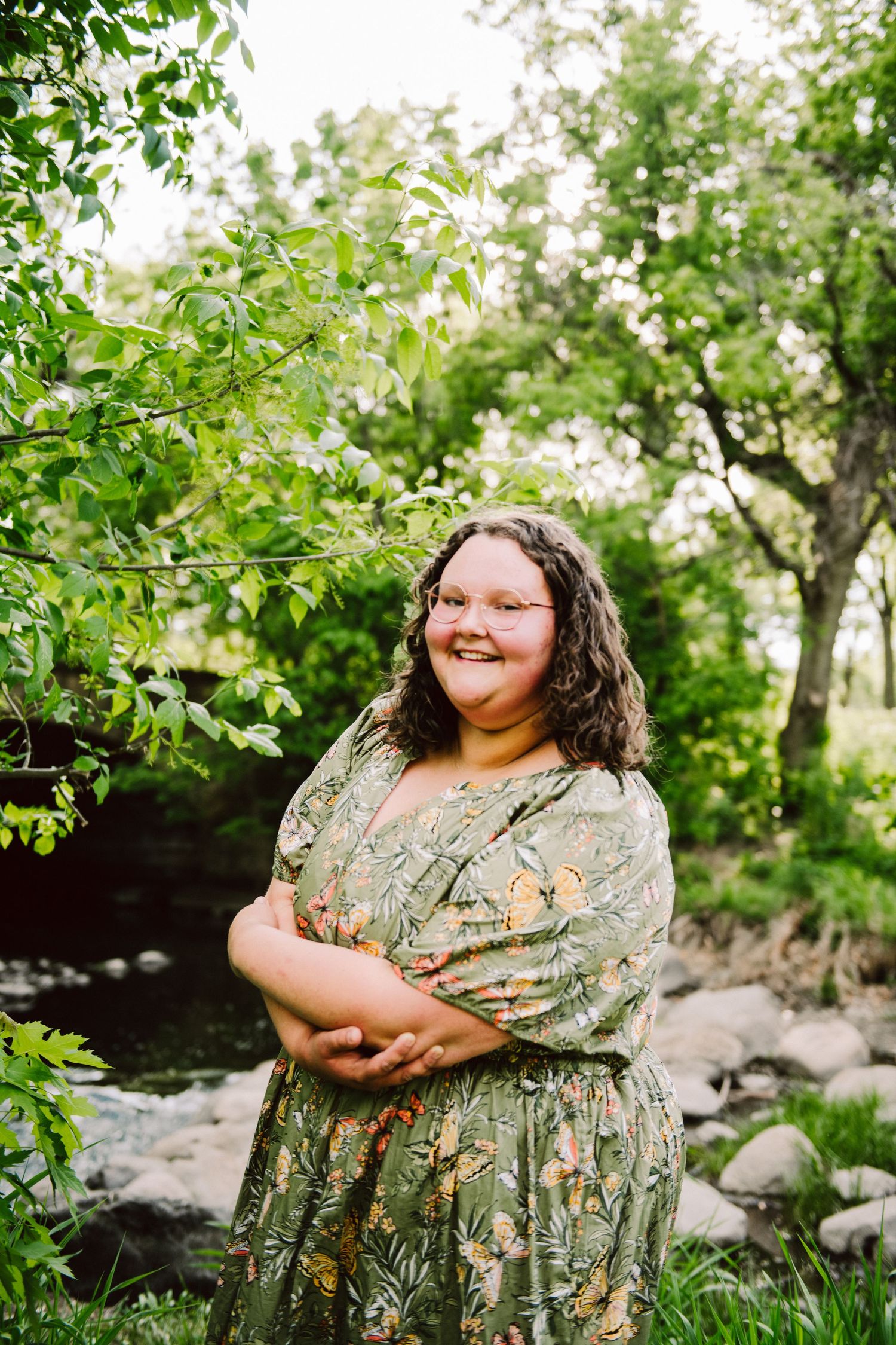 minnehaha falls senior photos