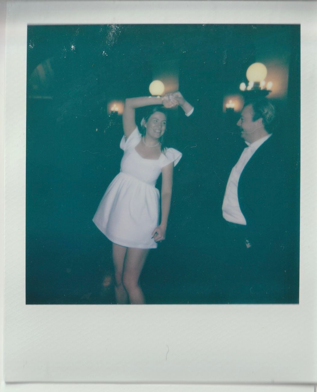 polaroid engagement photos inside minnesota state capitol