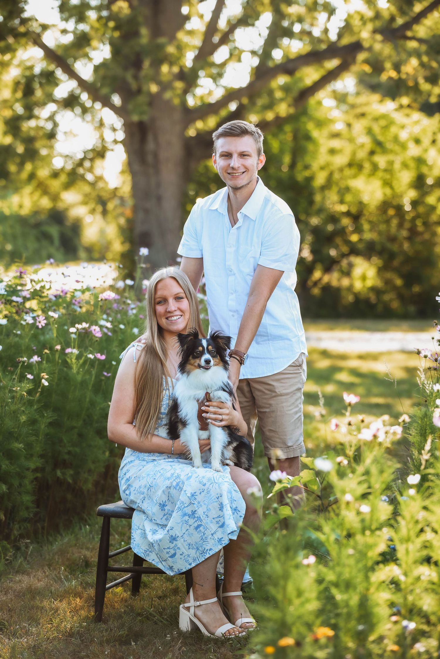 Family session with pets photographer near Cleveland, Ohio