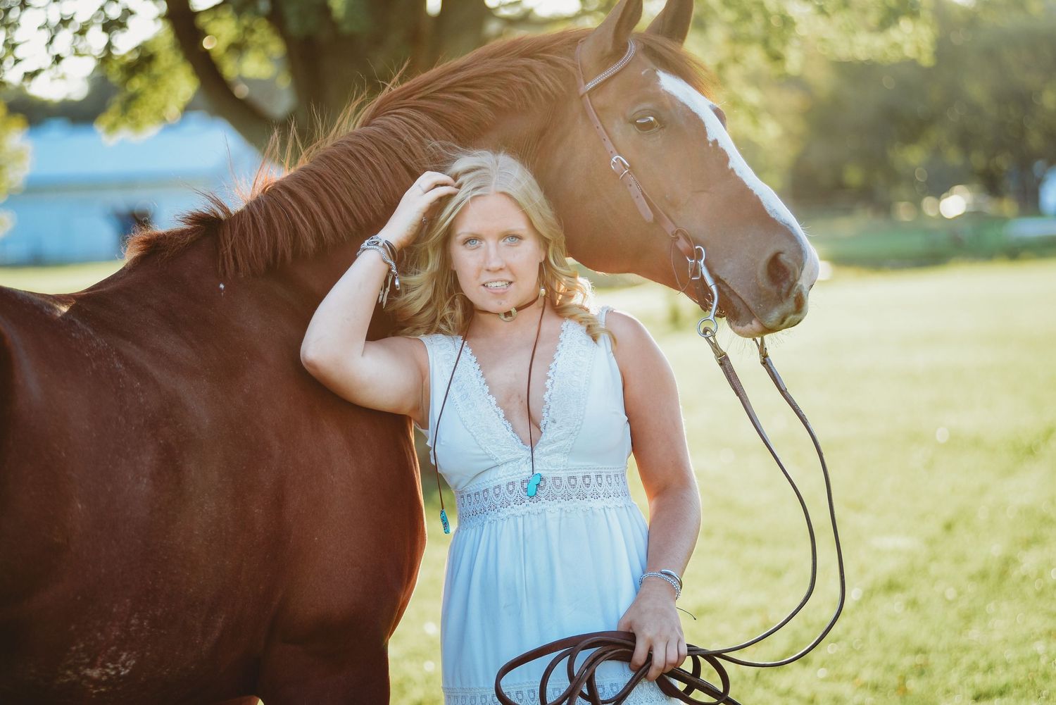 Senior equine photo in Cleveland, Ohio