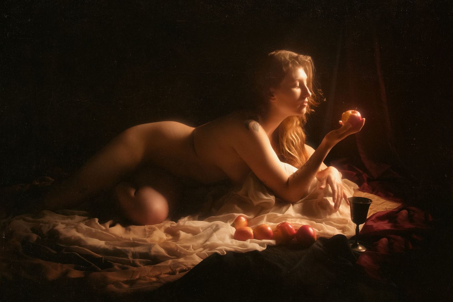 fine arts picture inspired by baroque paintings