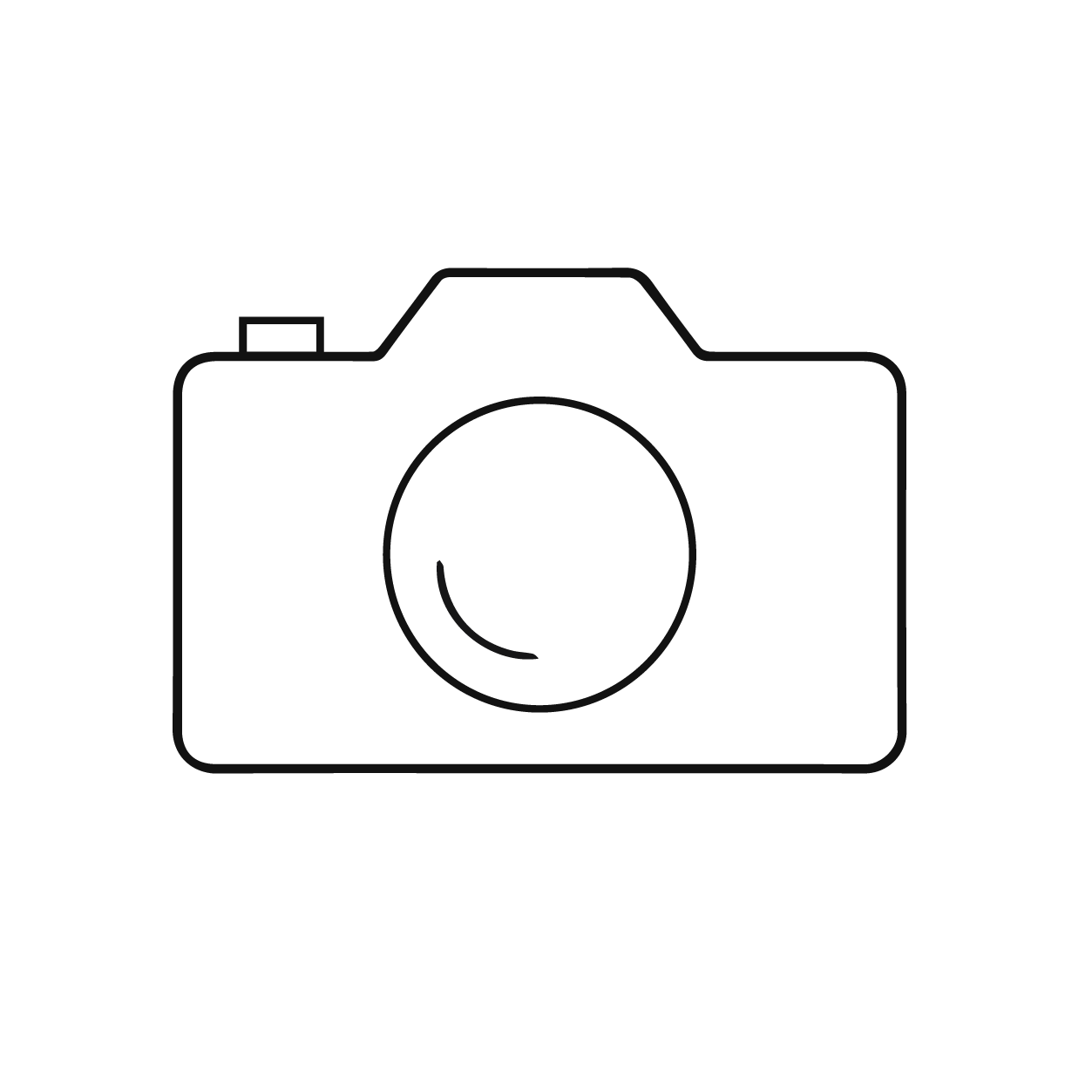 Simple line drawings of icons for a website navigation menu.