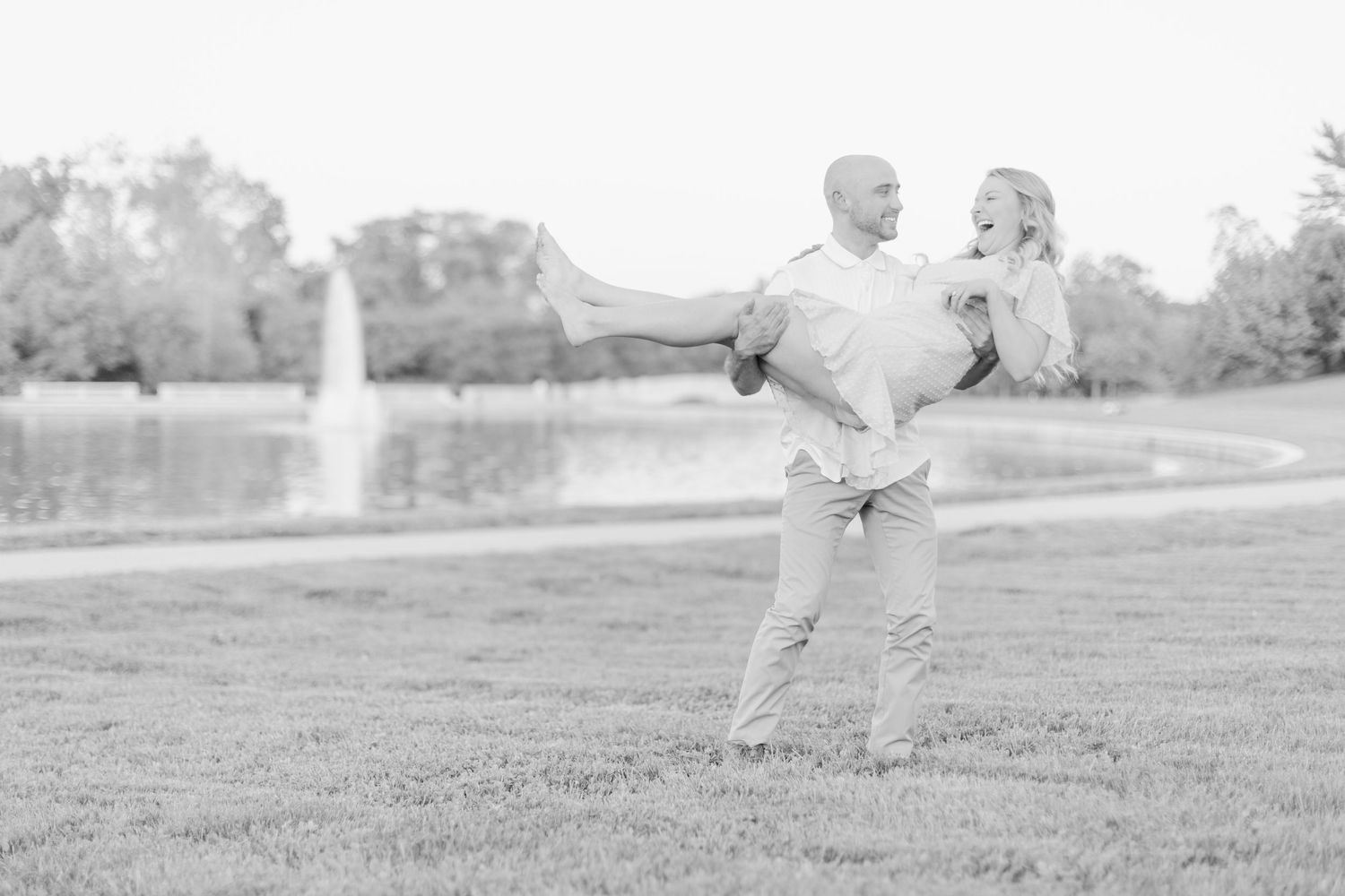 Engagement Forest Park Art Museum Katie Strzelec Photography St. Louis Engagement Wedding Photographer Midwest and Missouri Weddings.