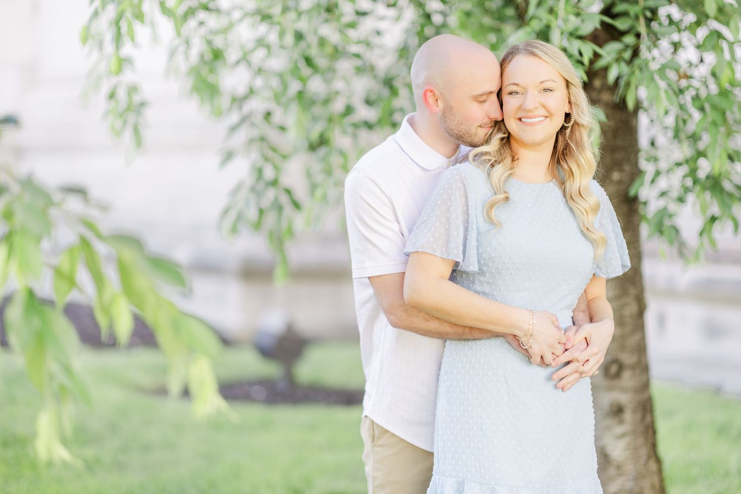 Engagement Forest Park Art Museum Katie Strzelec Photography St. Louis Engagement Wedding Photographer Midwest and Missouri Weddings.