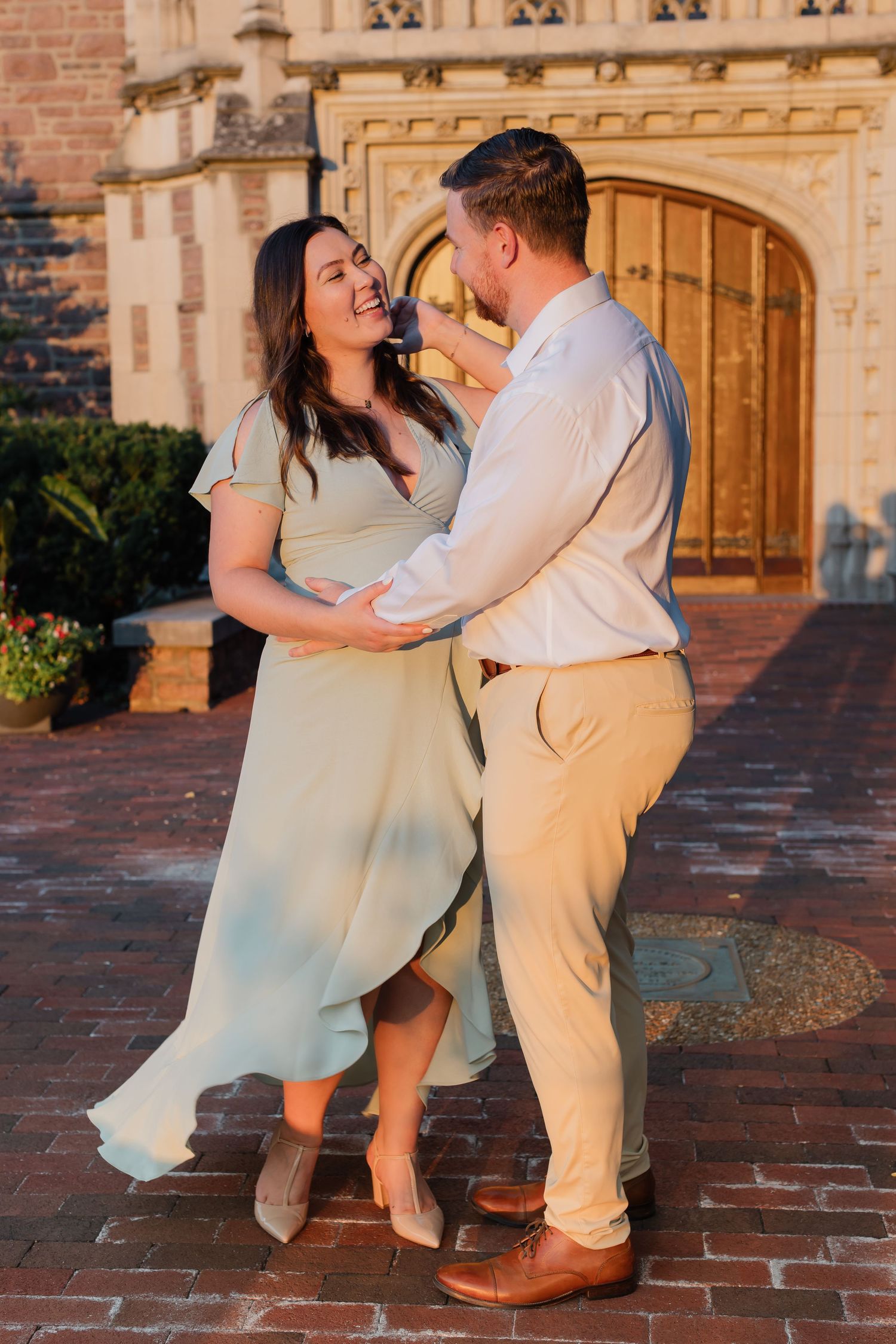 Engagement WASHU washington university Katie Strzelec Photography St. Louis Engagement Wedding Photographer Midwest and Missouri Weddings.