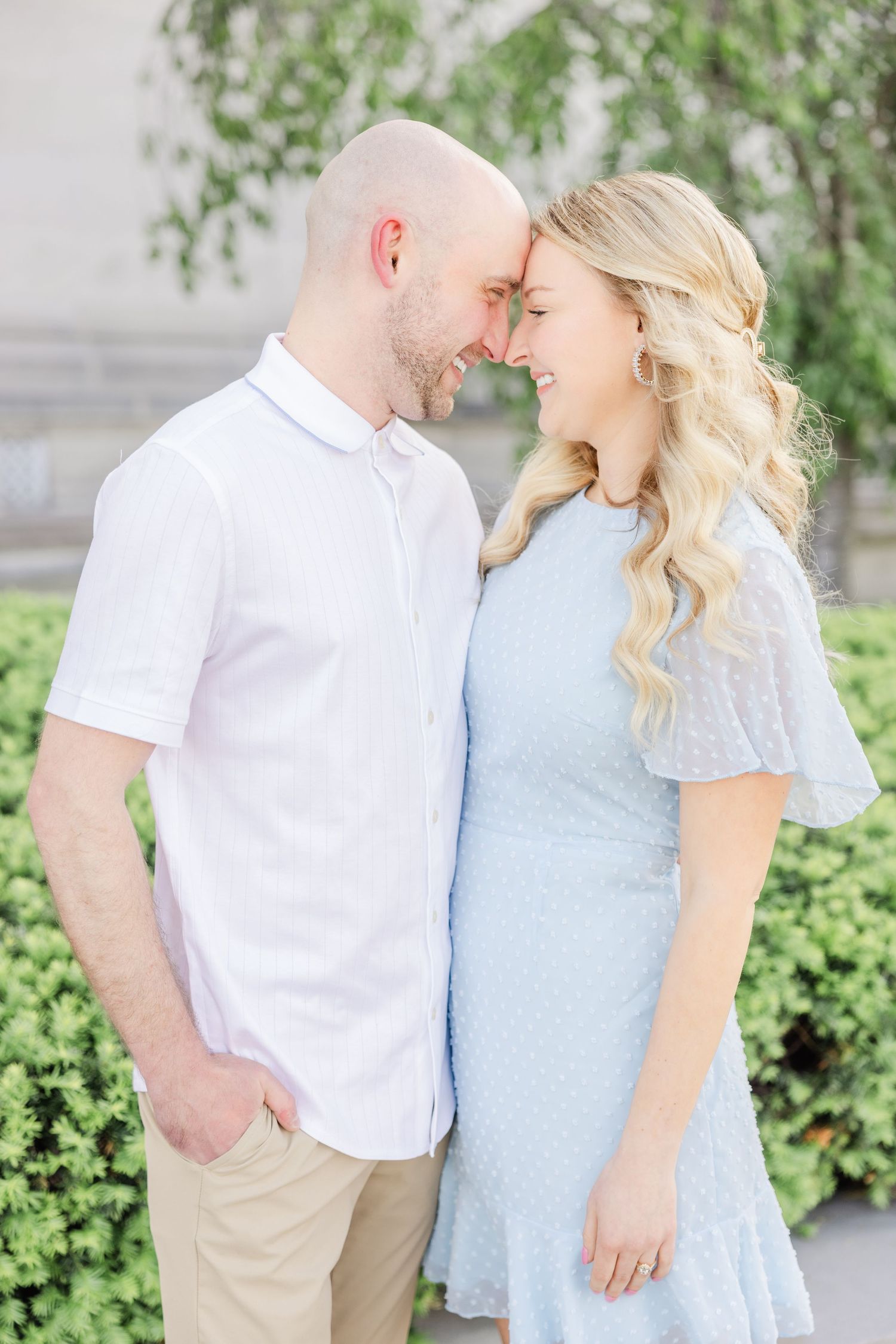 Engagement Forest Park Art Museum Katie Strzelec Photography St. Louis Engagement Wedding Photographer Midwest and Missouri Weddings.