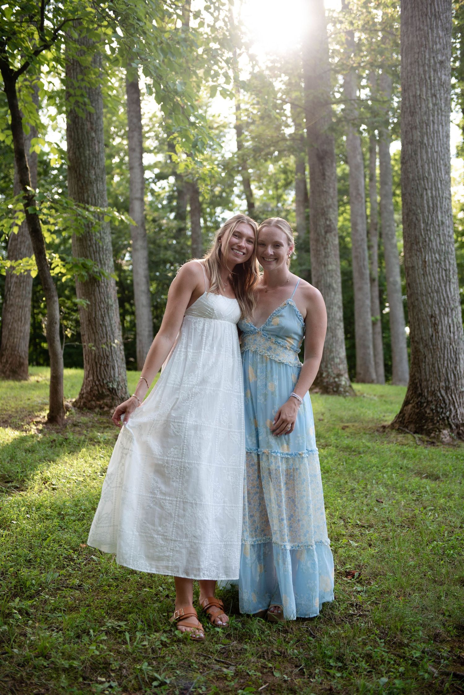bride and maid of honor