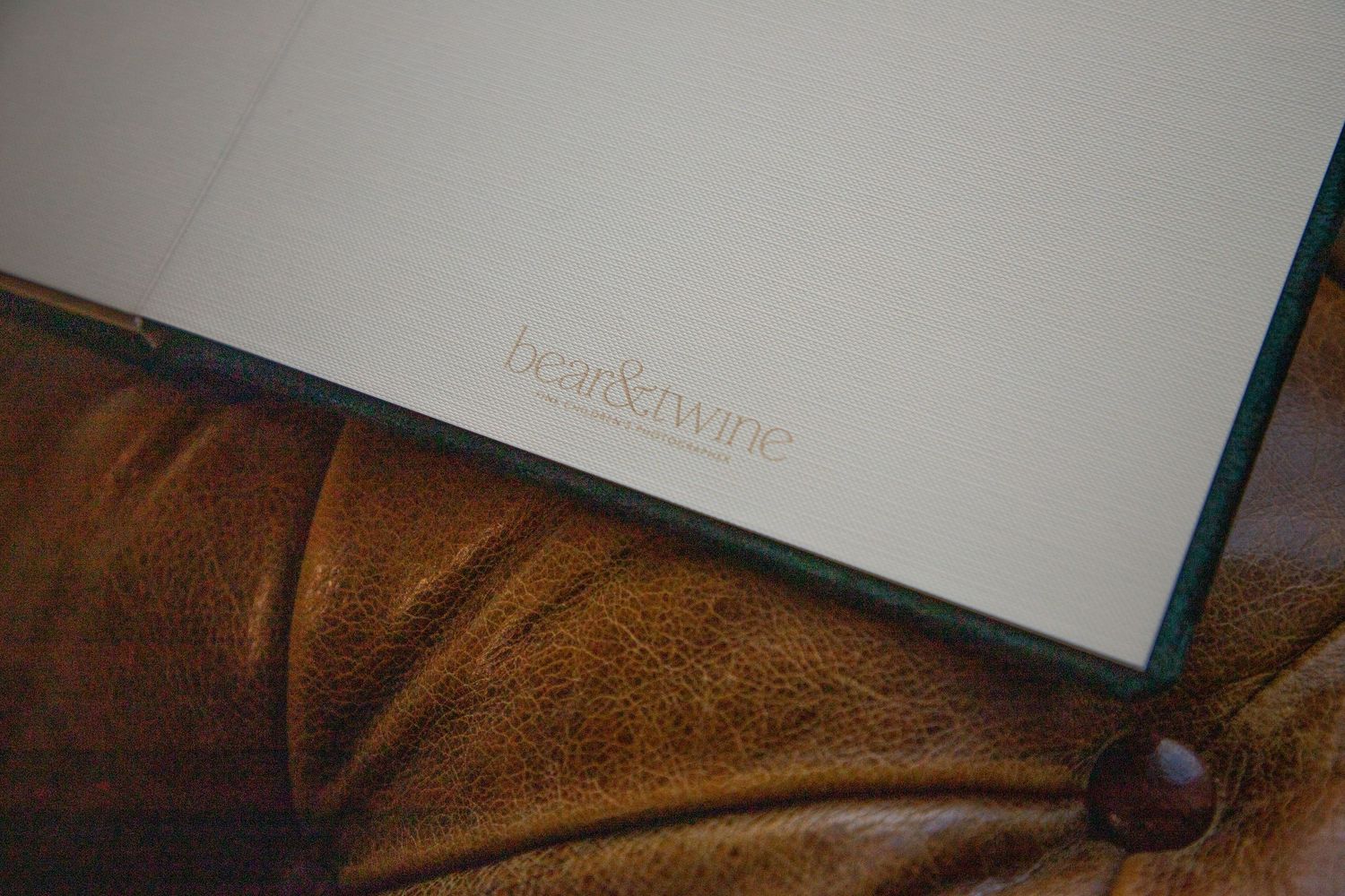 Bear and Twine logo on a product.