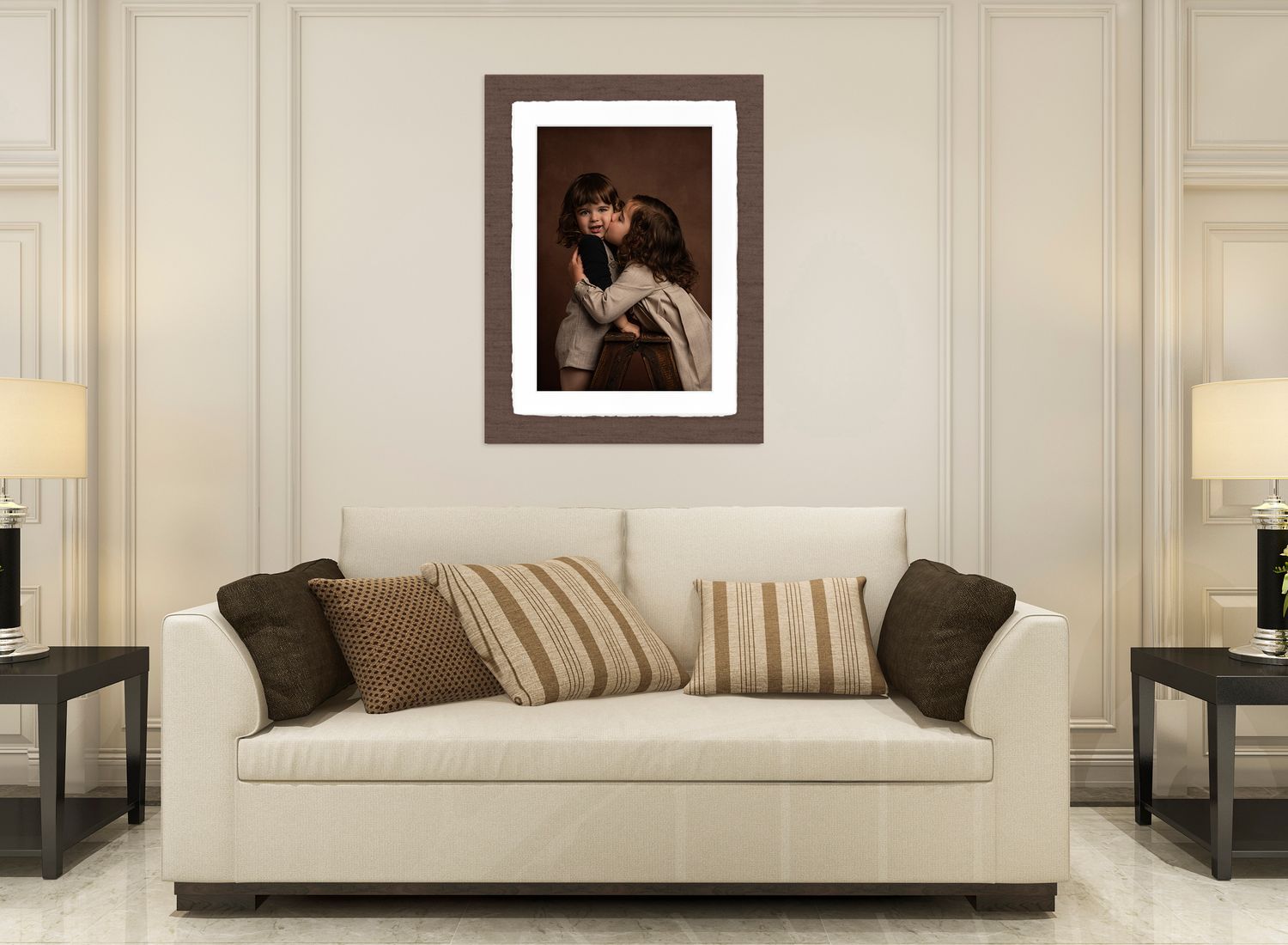 Framed wall art