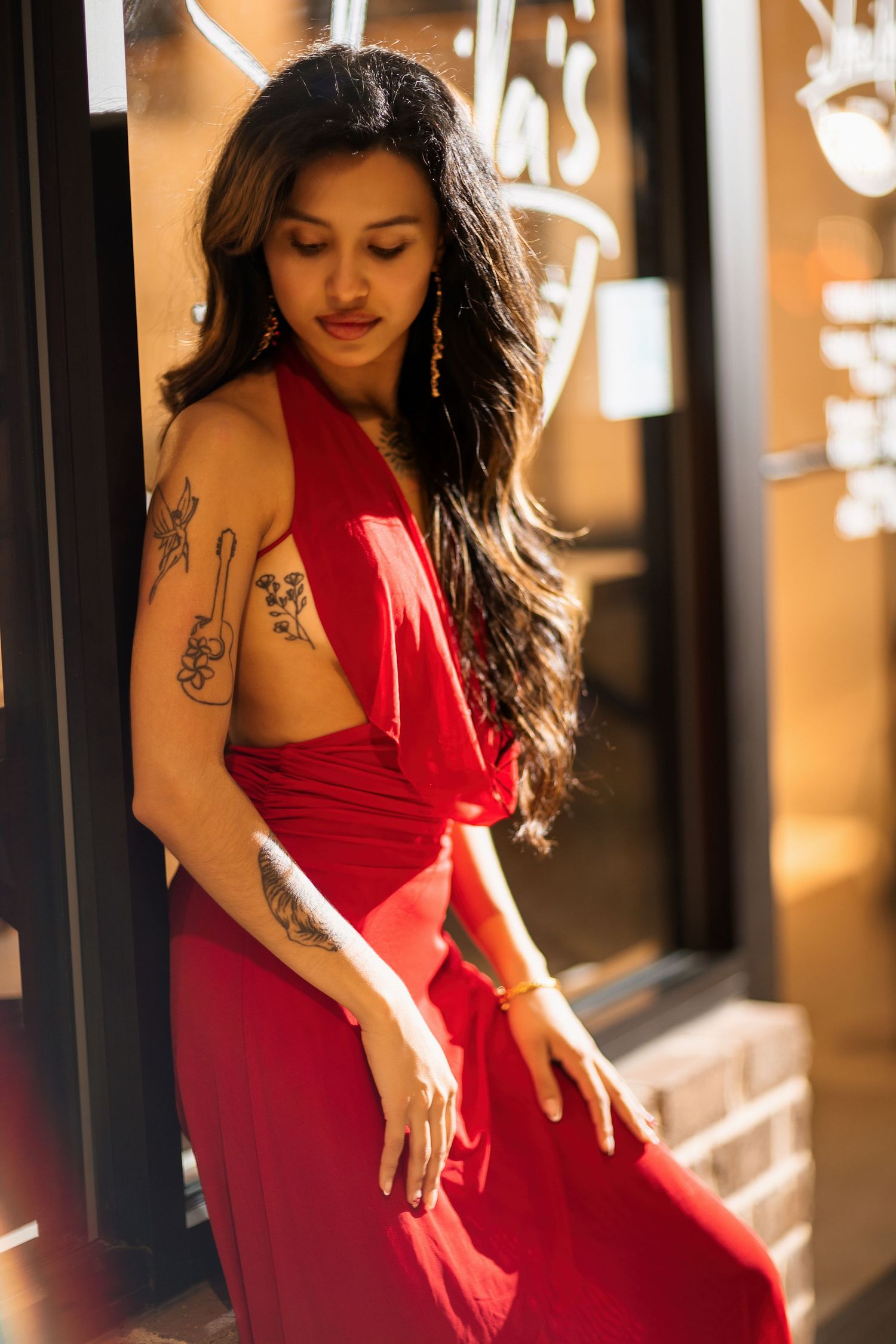 Fashion night time photoshoot