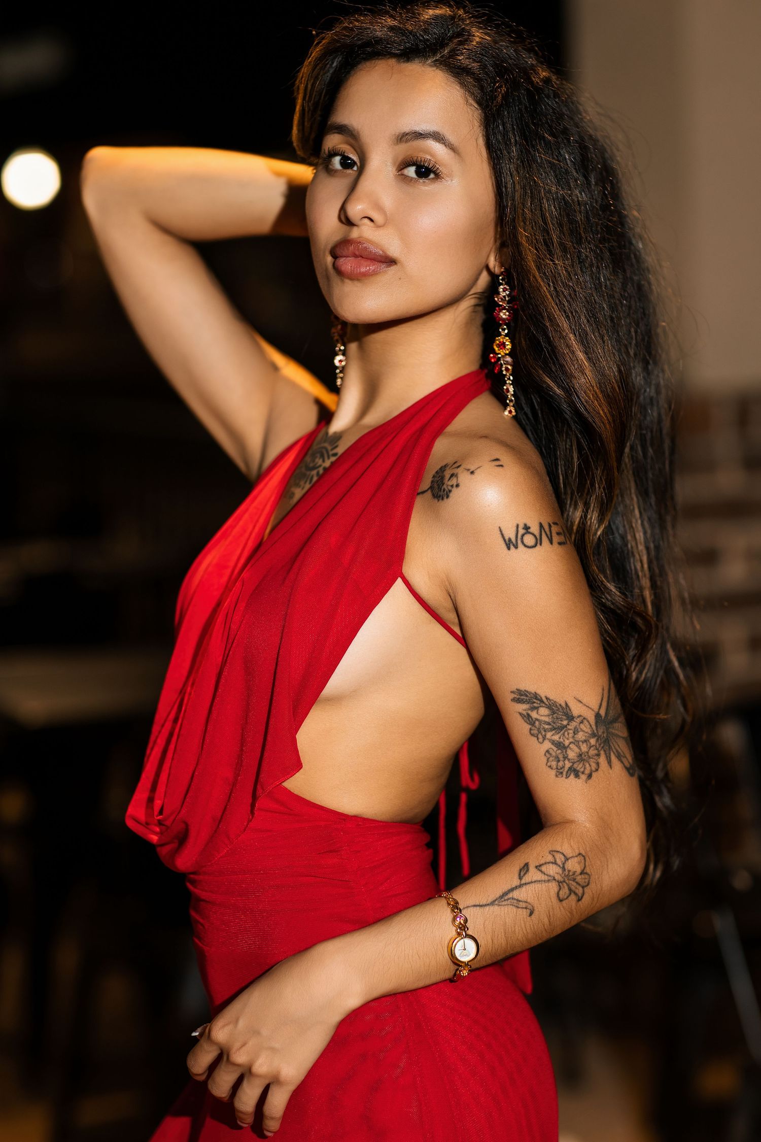 Fashion night time photoshoot