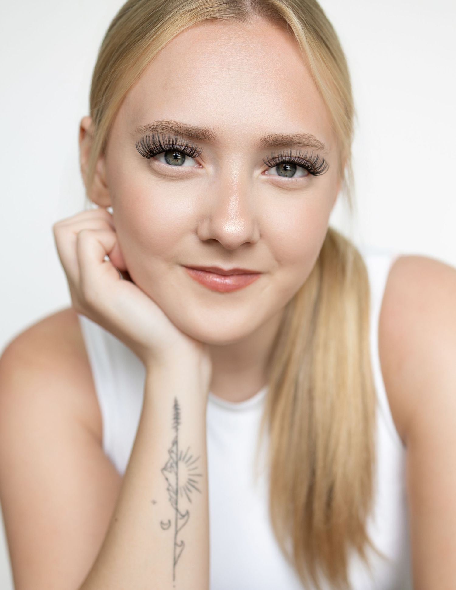 Female dancer Sophie Horne headshot for casting profile photographed in Strathroy Ontario