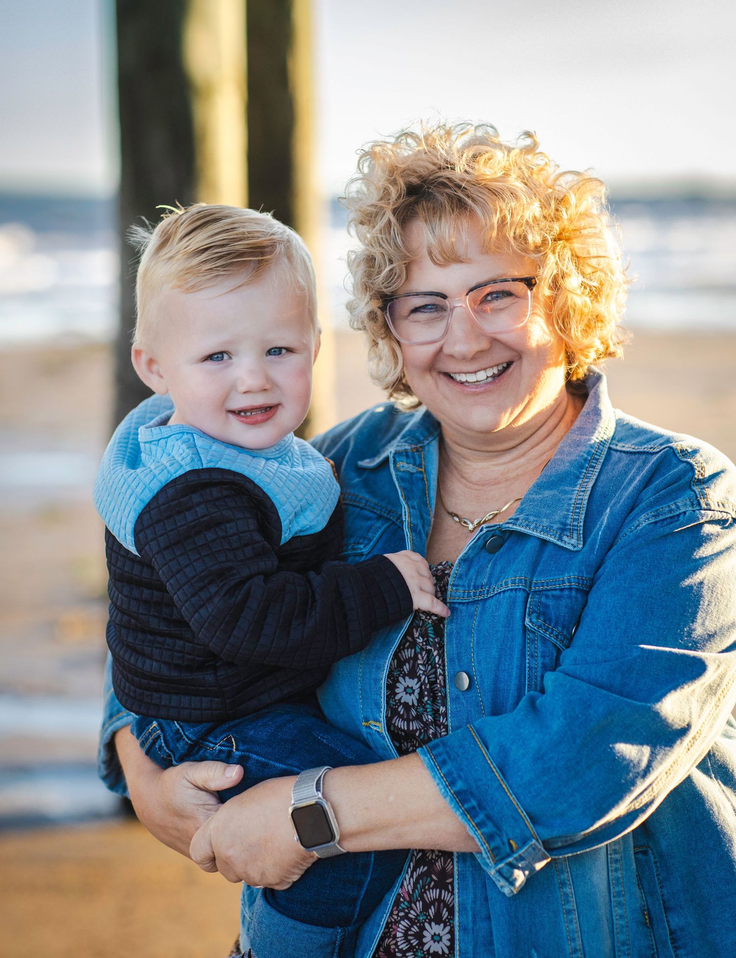 Grandma and baby