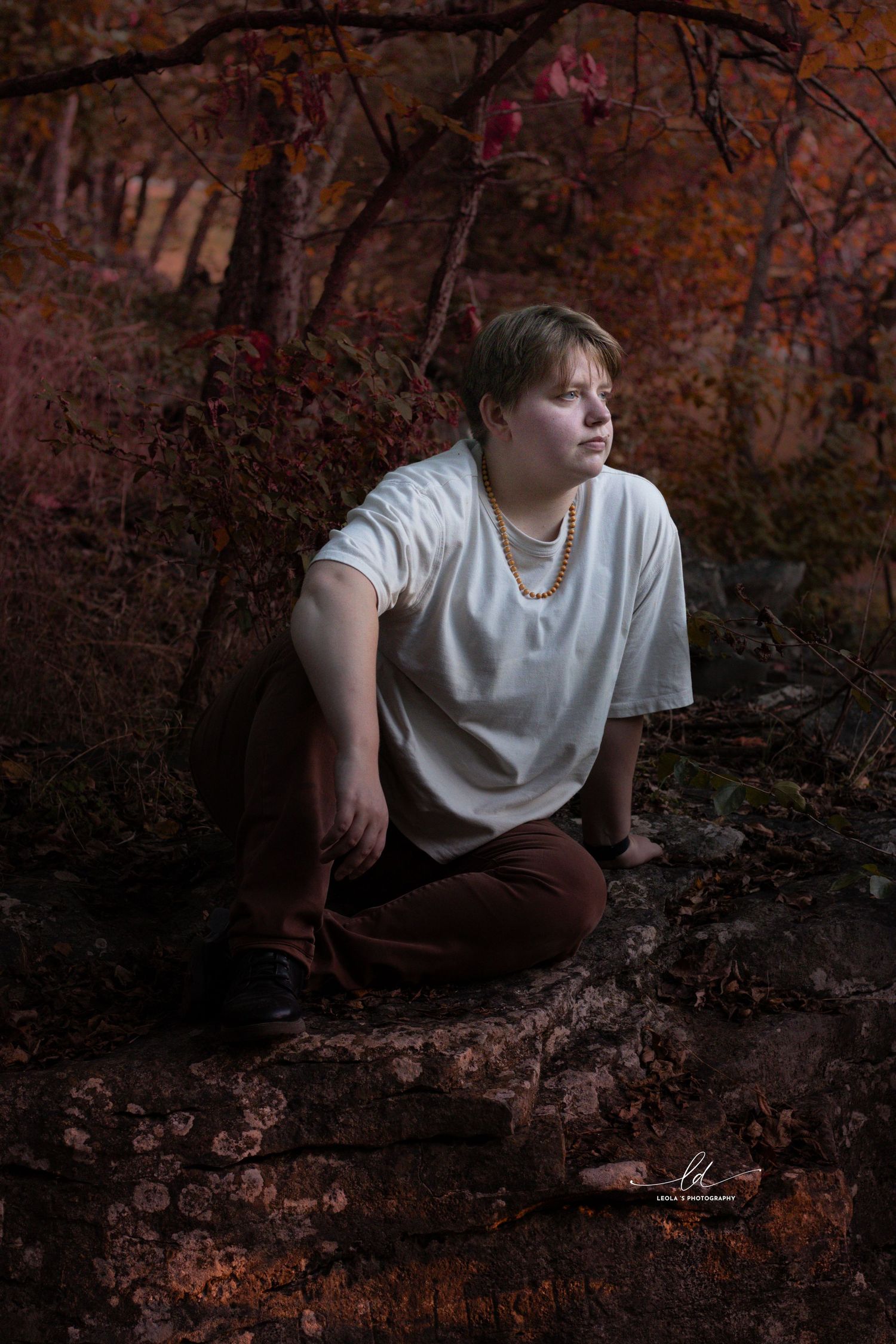 Client fall portrait.
