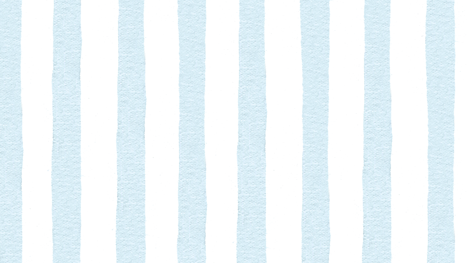 Pale blue and white vertical stripes create a soothing pattern.