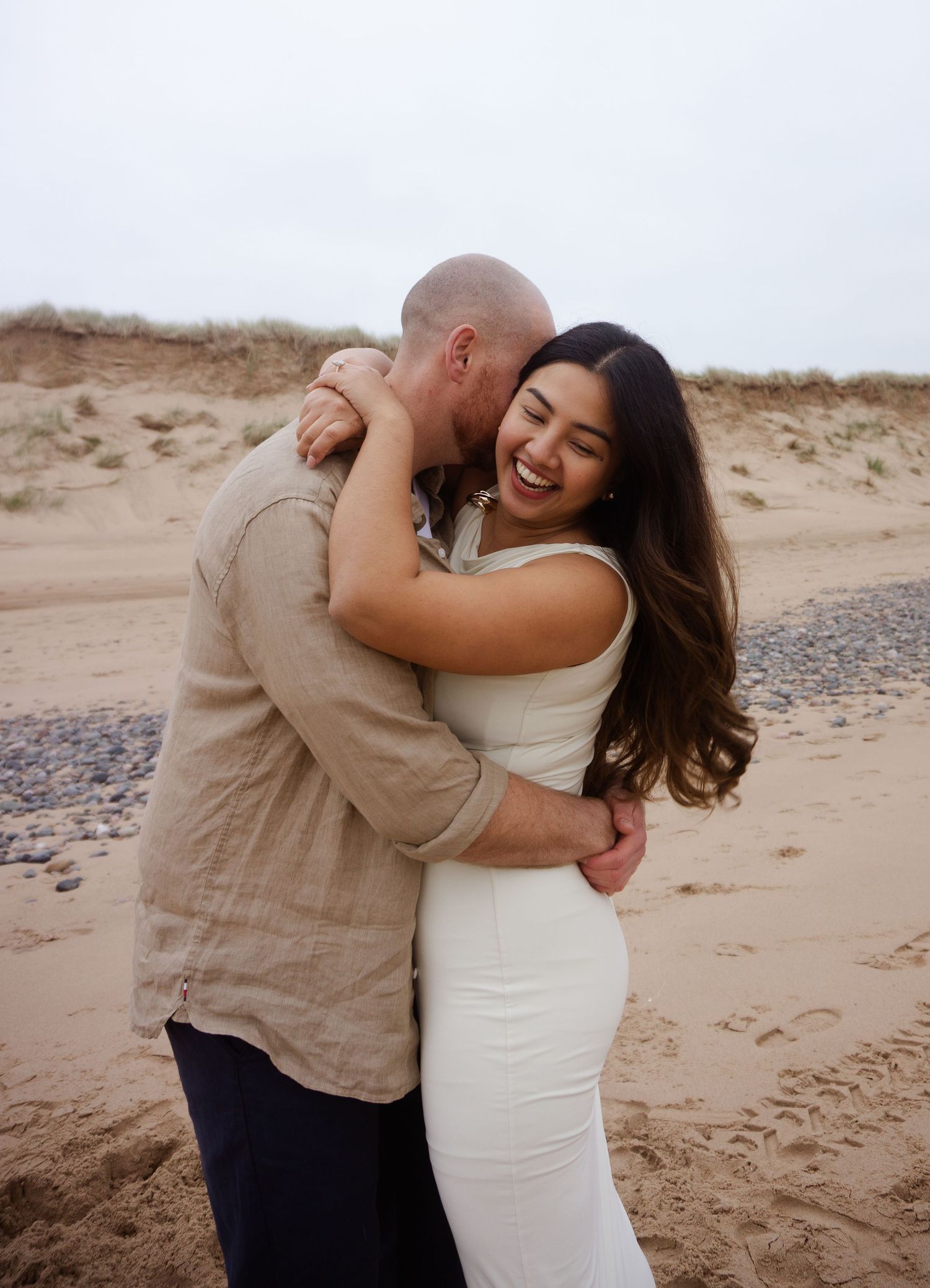 couple embracing