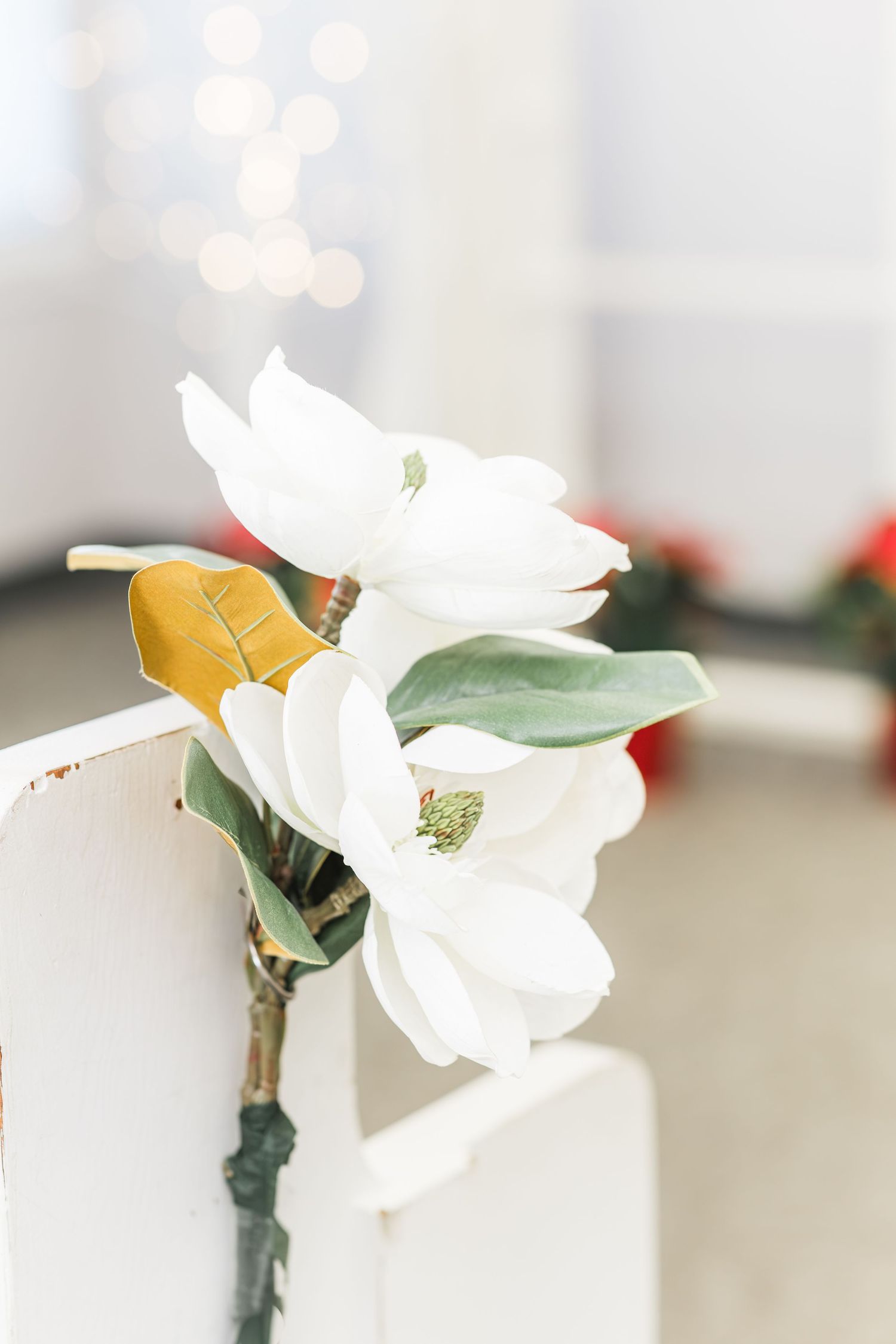 Floral ceremony detail during elopement photography in Murfreesboro Tennessee