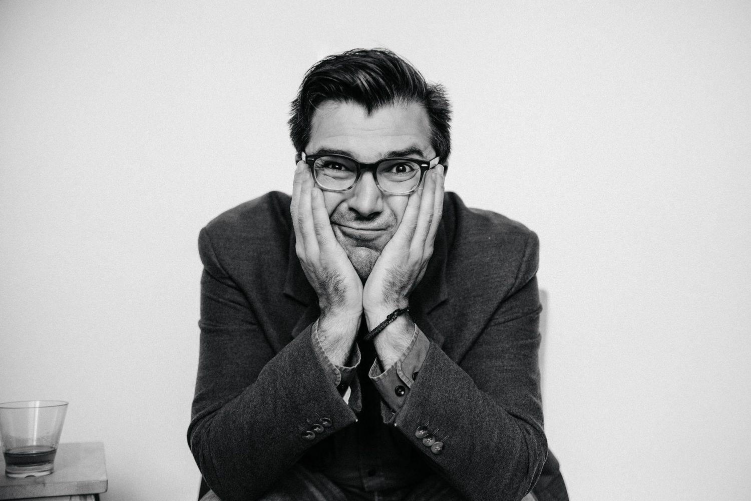 Series of expressive poses showing emotions against white background.