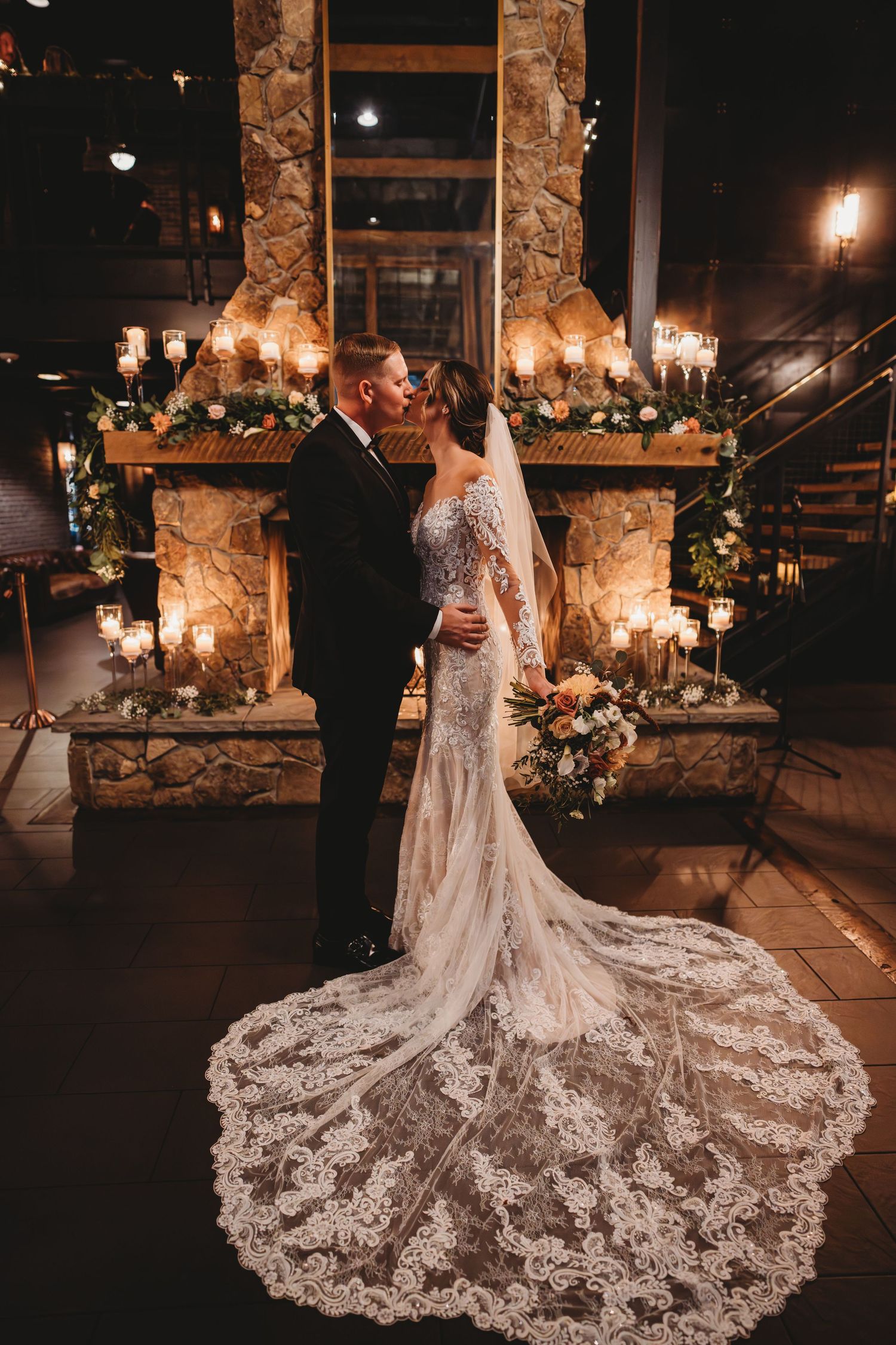 Elegant wedding ceremony space at Urban Stillhouse in St Petersburg Florida