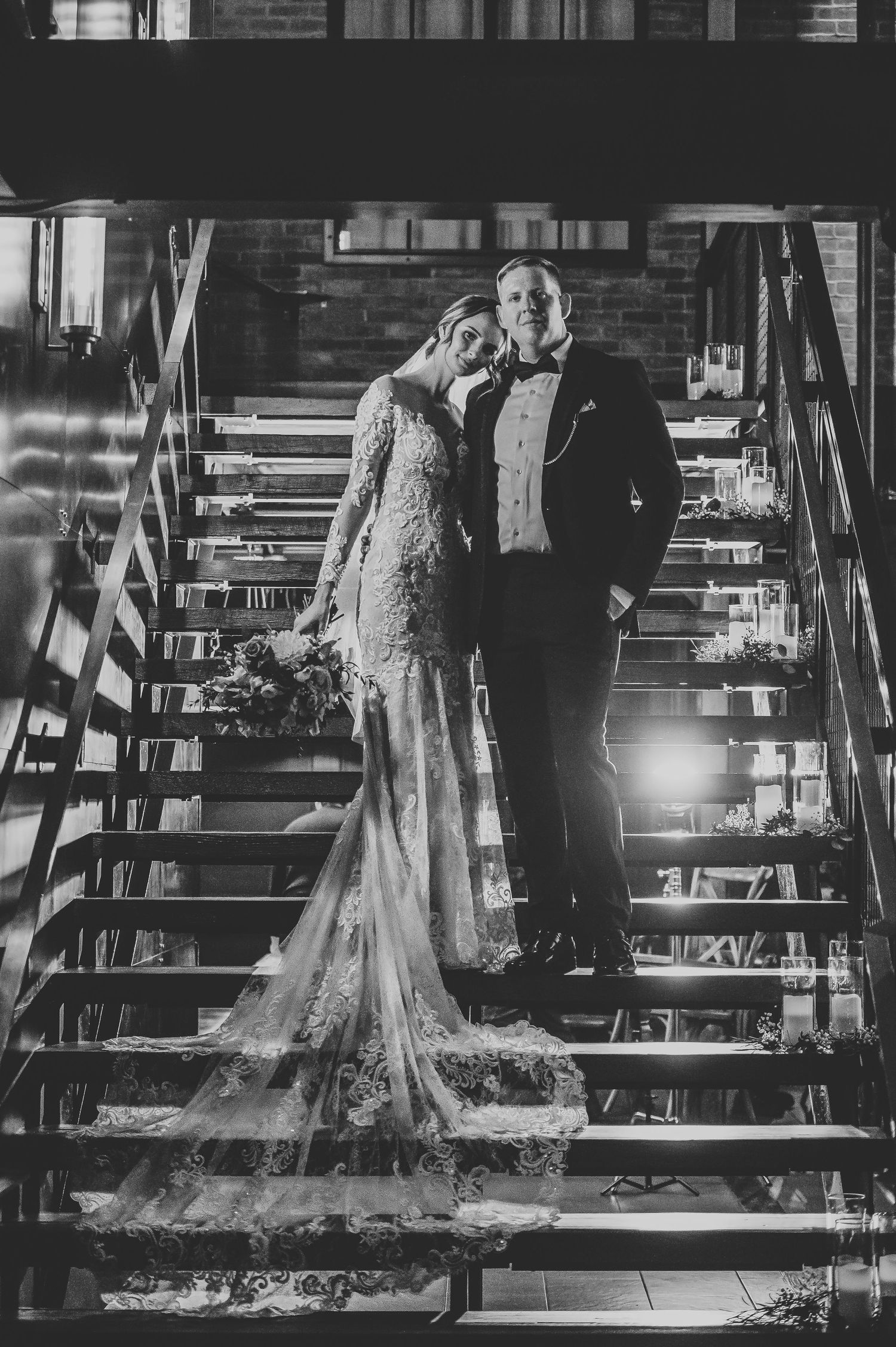 Bride and groom celebrating during joyful Florida wedding day showing calm and romantic wedding atmosphere