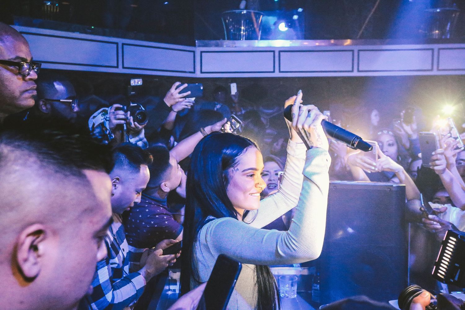 Photo of Kehlani at Club Origin in San Francisco in 2016