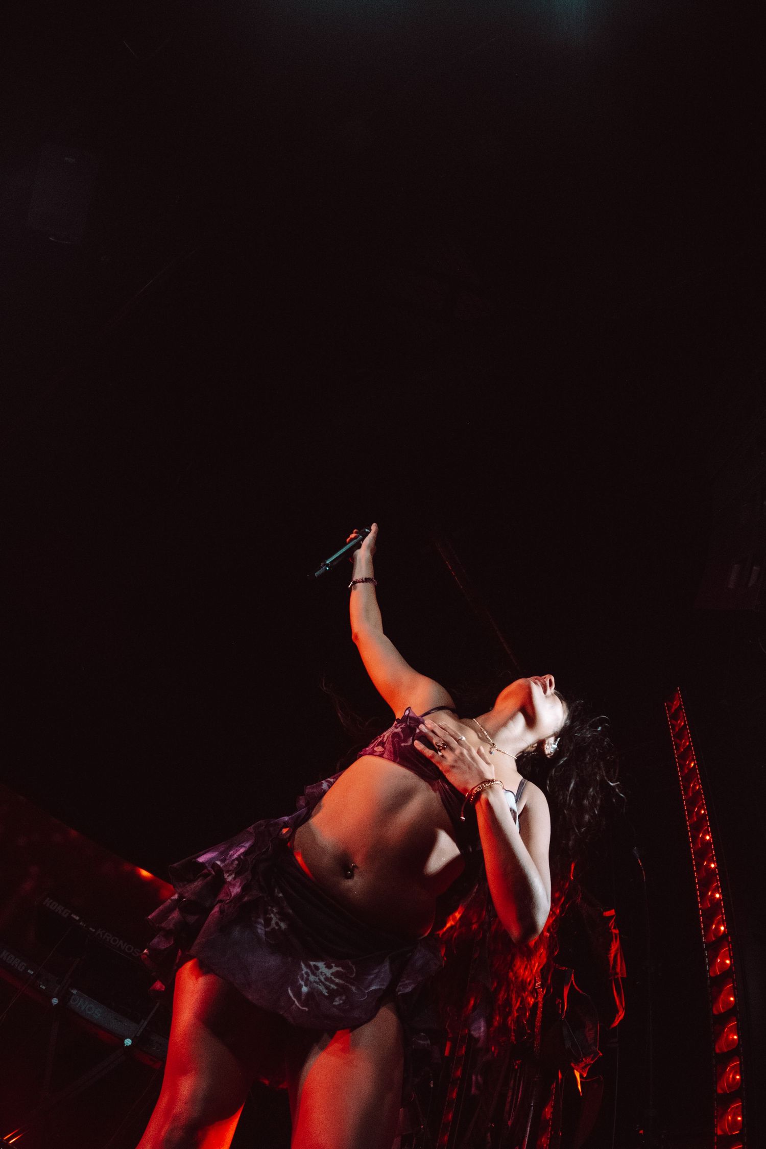 Jessie Reyez photographed at the Ace of Spades in Sacramento, CA by Kayla de Guzman