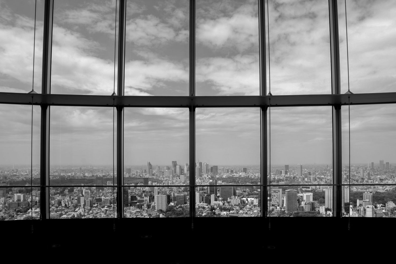 Black and White Photograph of Tokyo, Japan by Kayla de Guzman