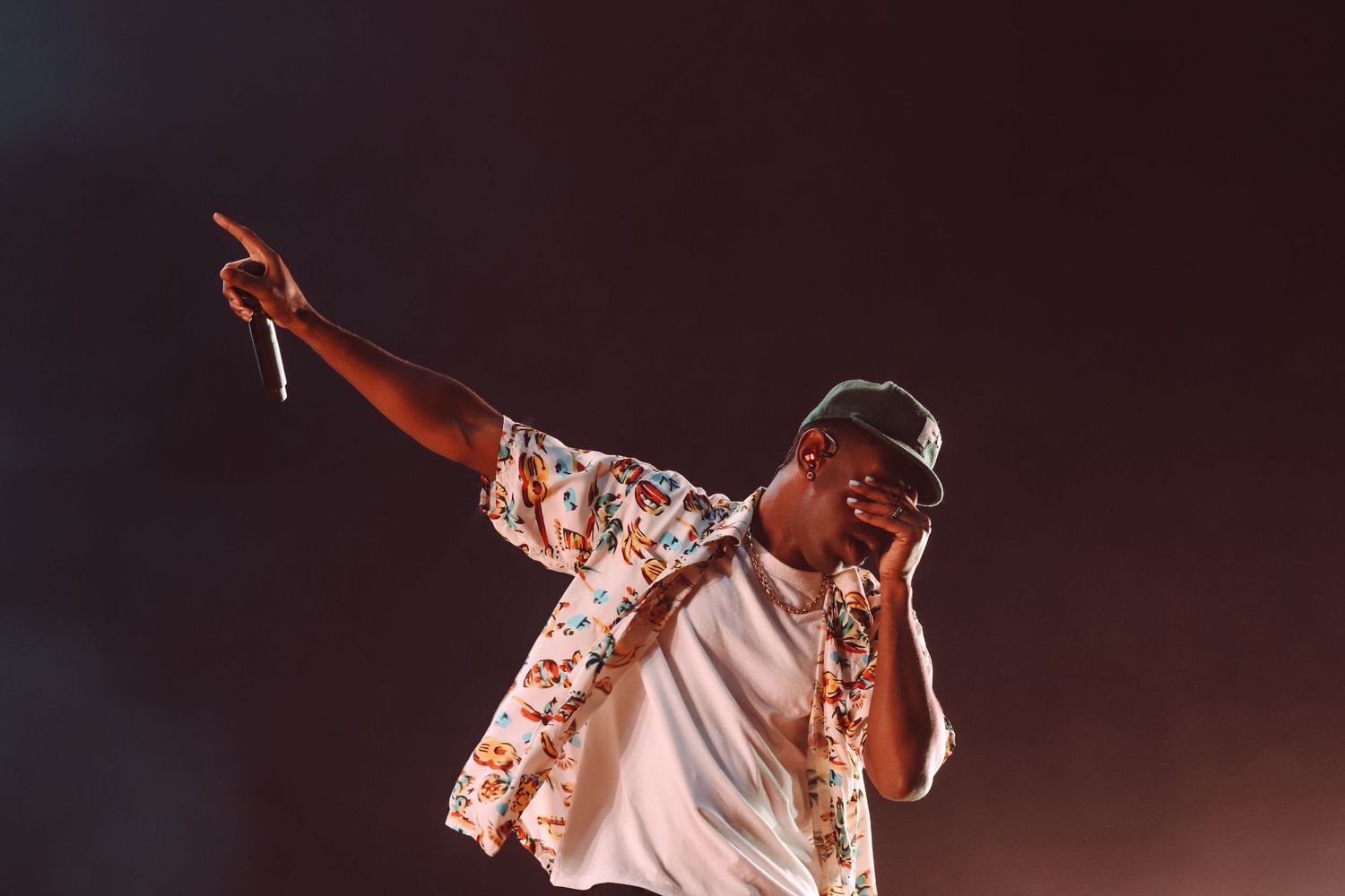 Tyler, the Creator at the Outsidelands Festival in San Francisco in 2021 by Kayla de Guzman