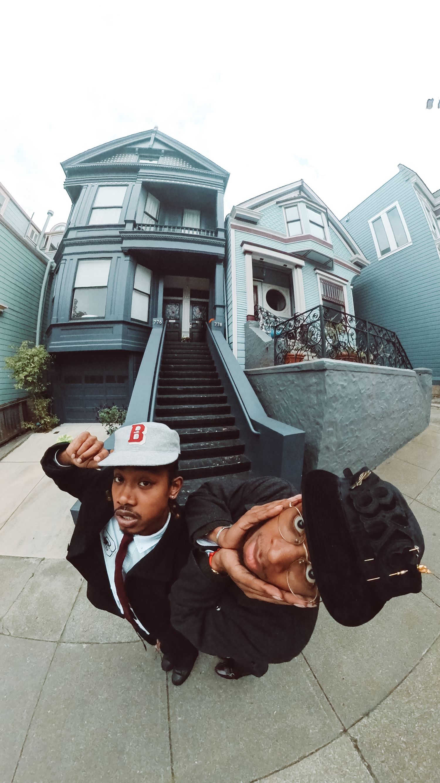 Wide Angle Photo photographed at Haight Street in San Francisco CA