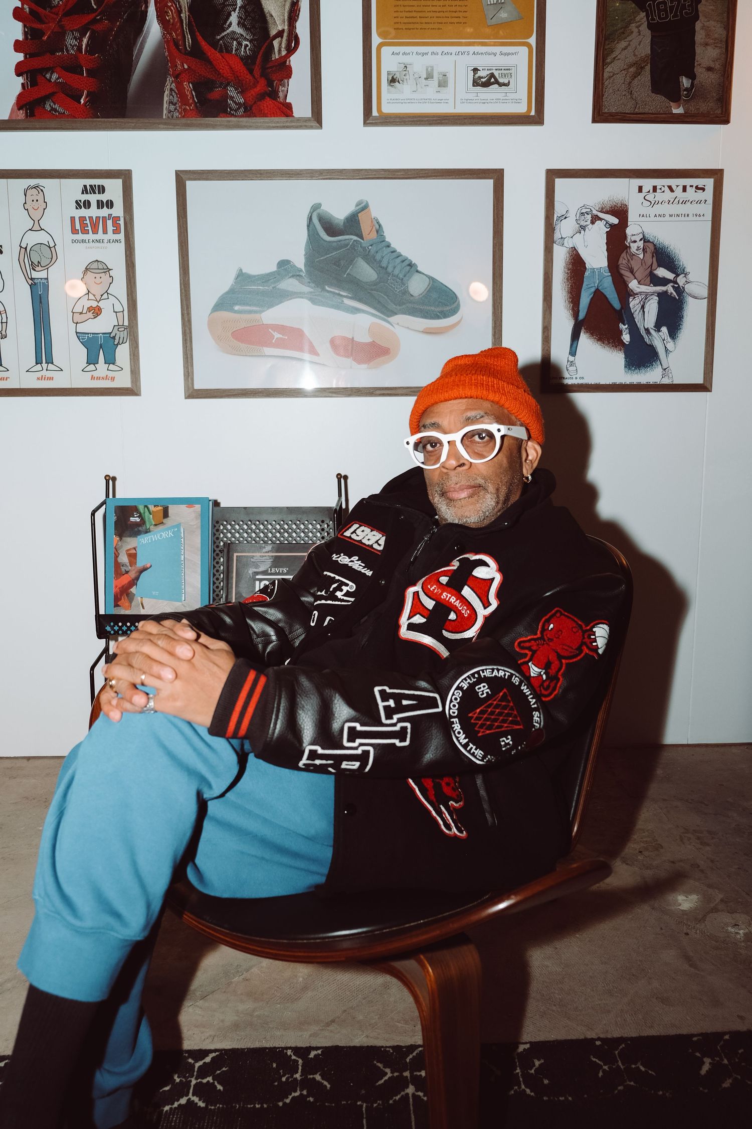 Spike Lee photographed by Kayla de Guzman at the Levi's Home Turf event in San Francisco 2026