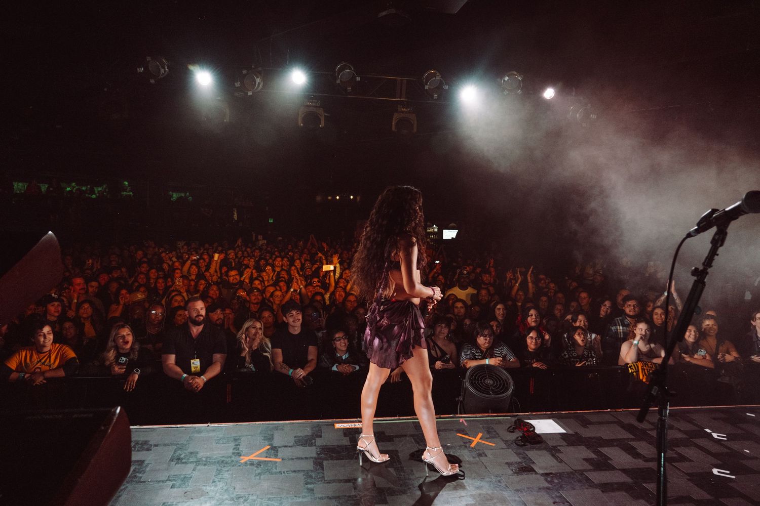 Jessie Reyez photographed at the Ace of Spades in Sacramento, CA by Kayla de Guzman