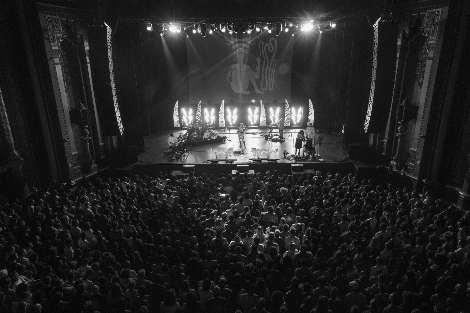 G-Eazy photographed at the Fox Theater in Oakland, CA by Kayla de Guzman / Black and white edit