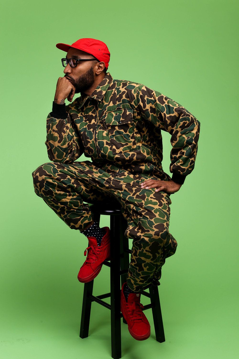 Beejus photographed in-studio by Kayla de Guzman, styled by Damaris Flores
