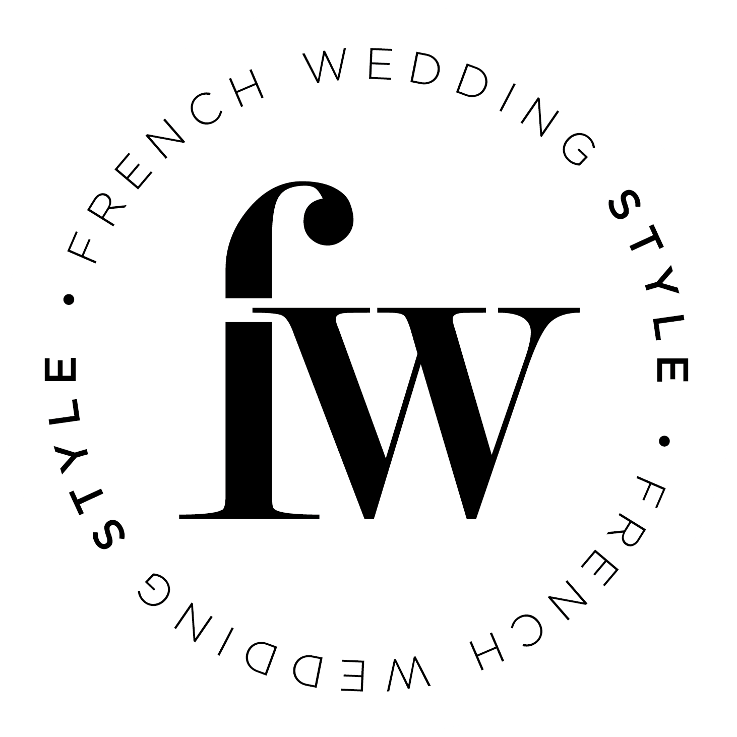 Wedding brand identity with circular monogram designs in olive green.